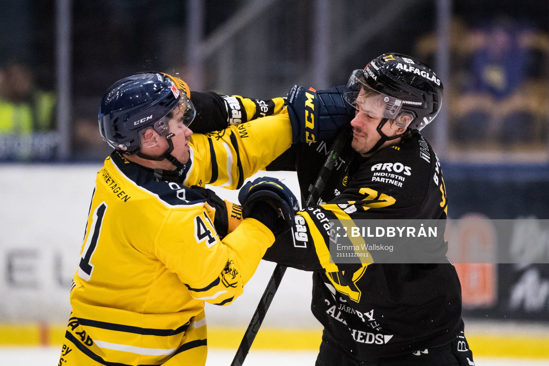 Södertäljes Colin Smith och Västerås Ludvig Jardeskog