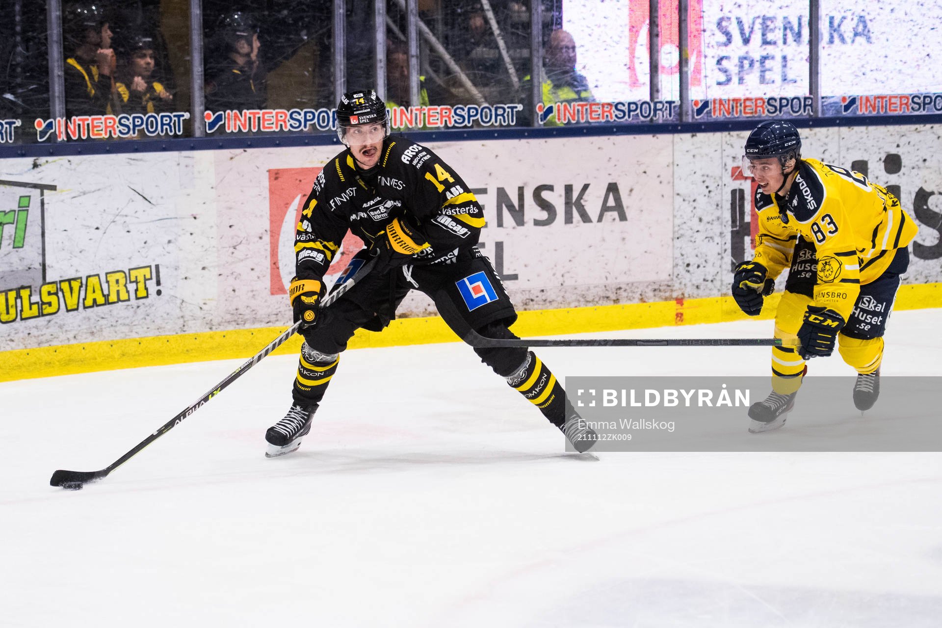 Västerås Jesper Johansson och Södertäljes Ludvig Jansson