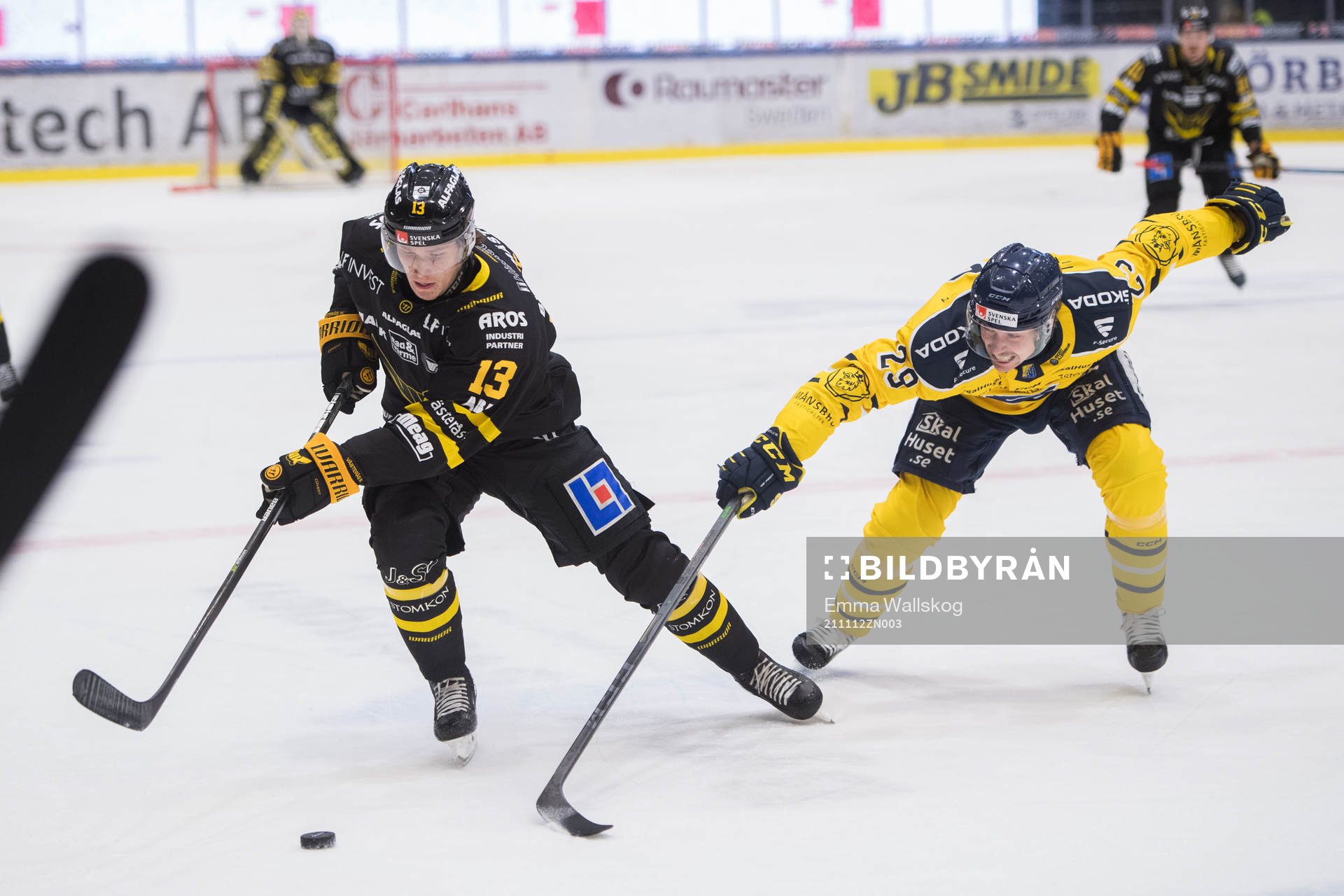 Västerås Mikael Hakkarainen och Södertäljes Simon