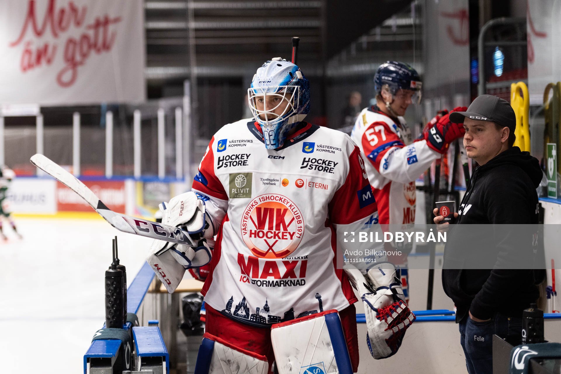 Västerviks målvakt Edvin Olofsson