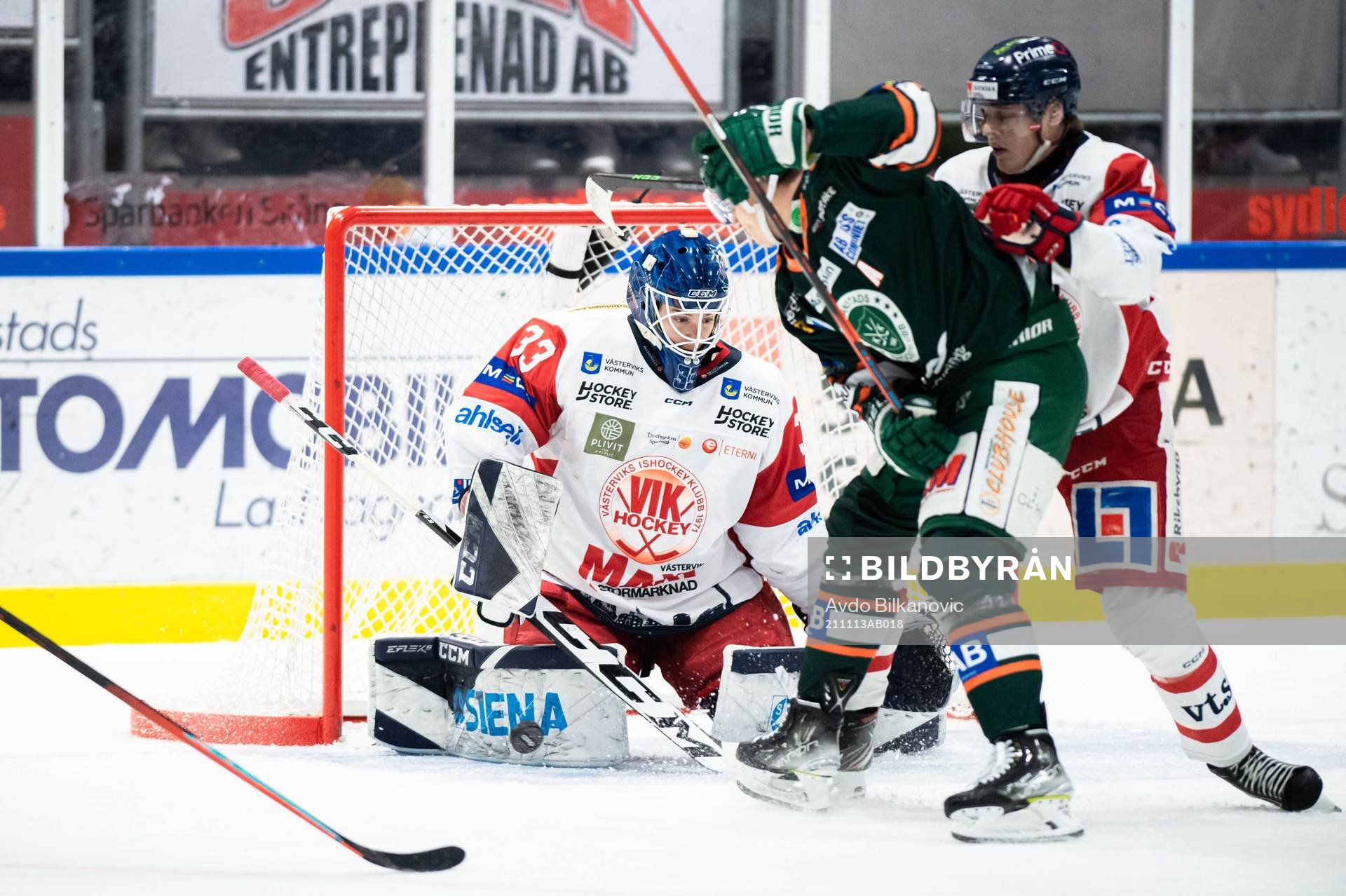 Västerviks målvakt Henrik Lundberg