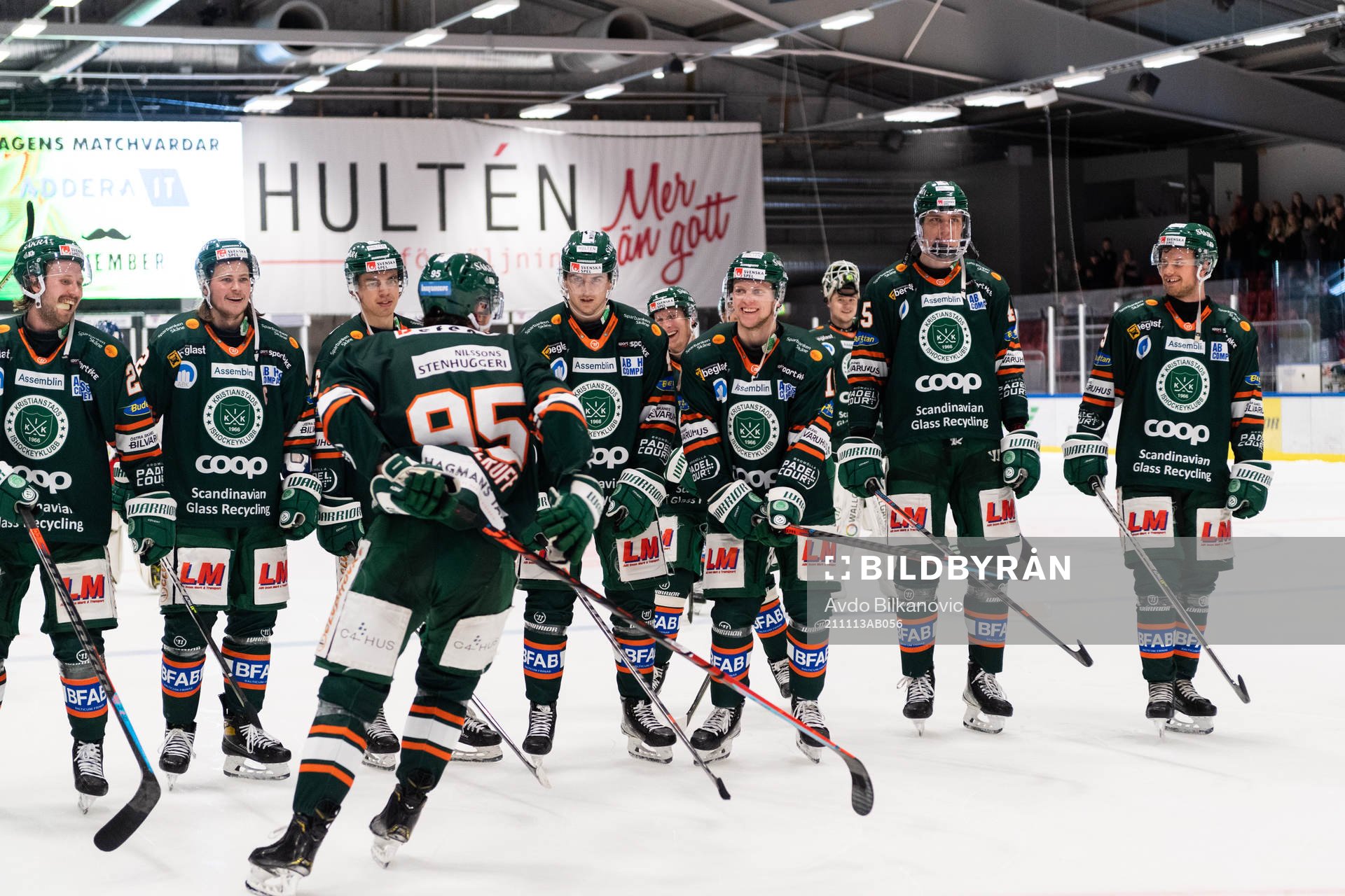 Kristianstads spelare jublar