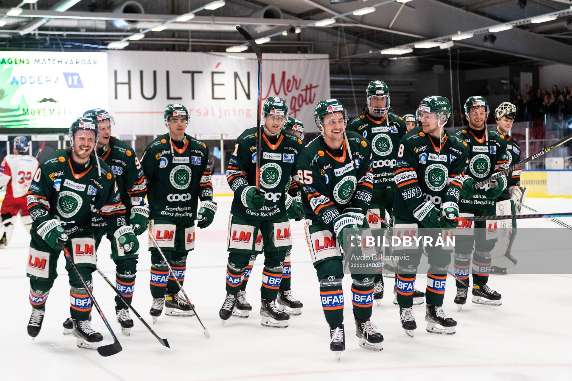 Kristianstads spelare jublar