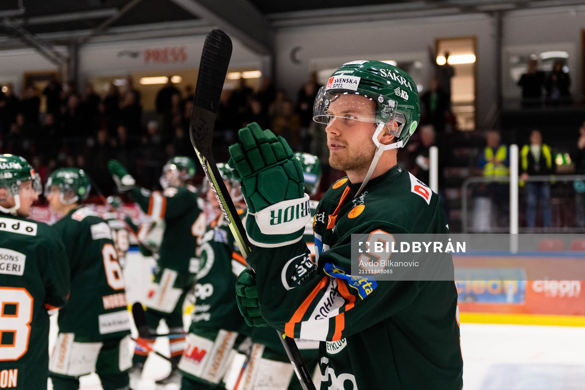 Kristianstads Viktor Grahn jublar