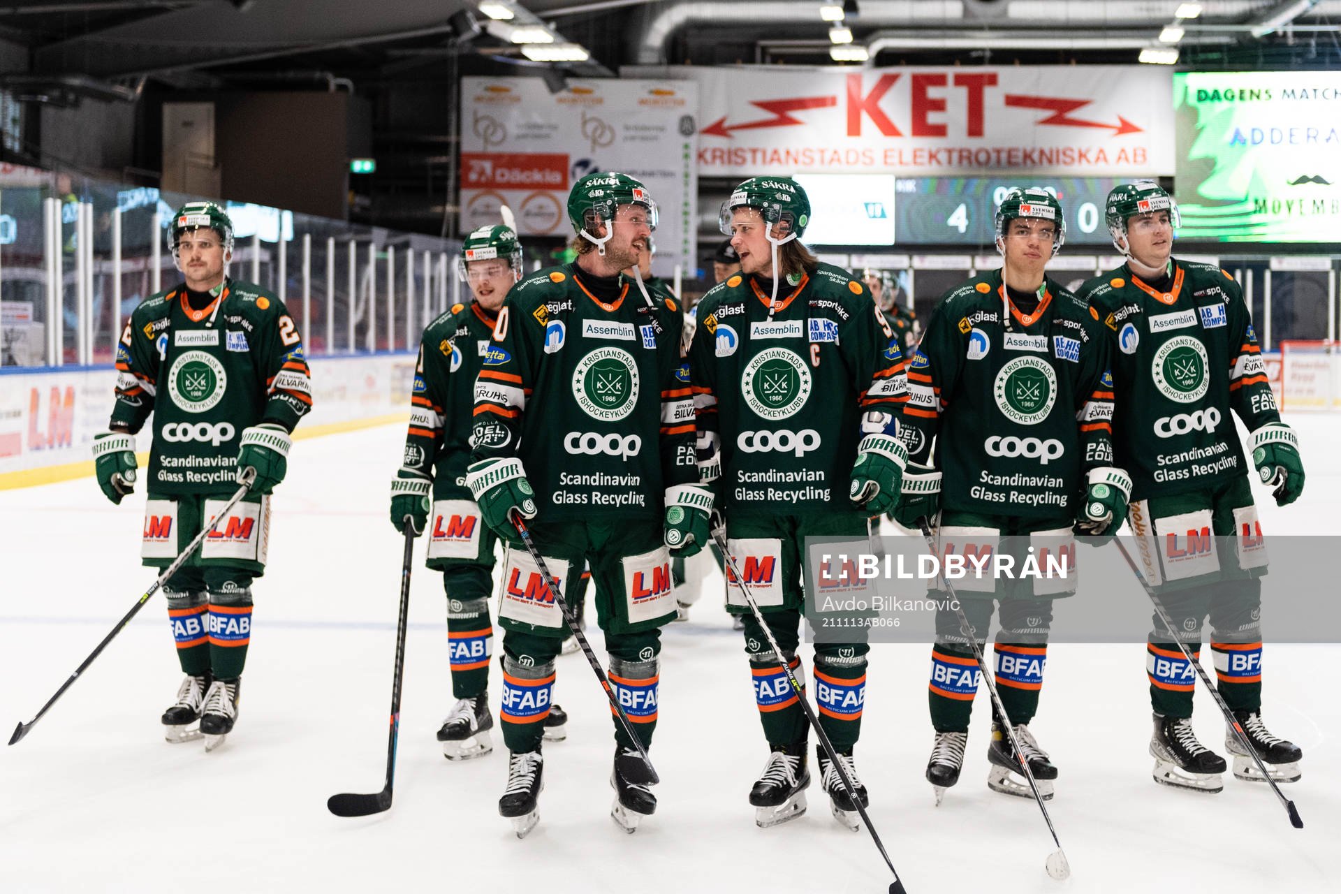Kristianstads spelare jublar