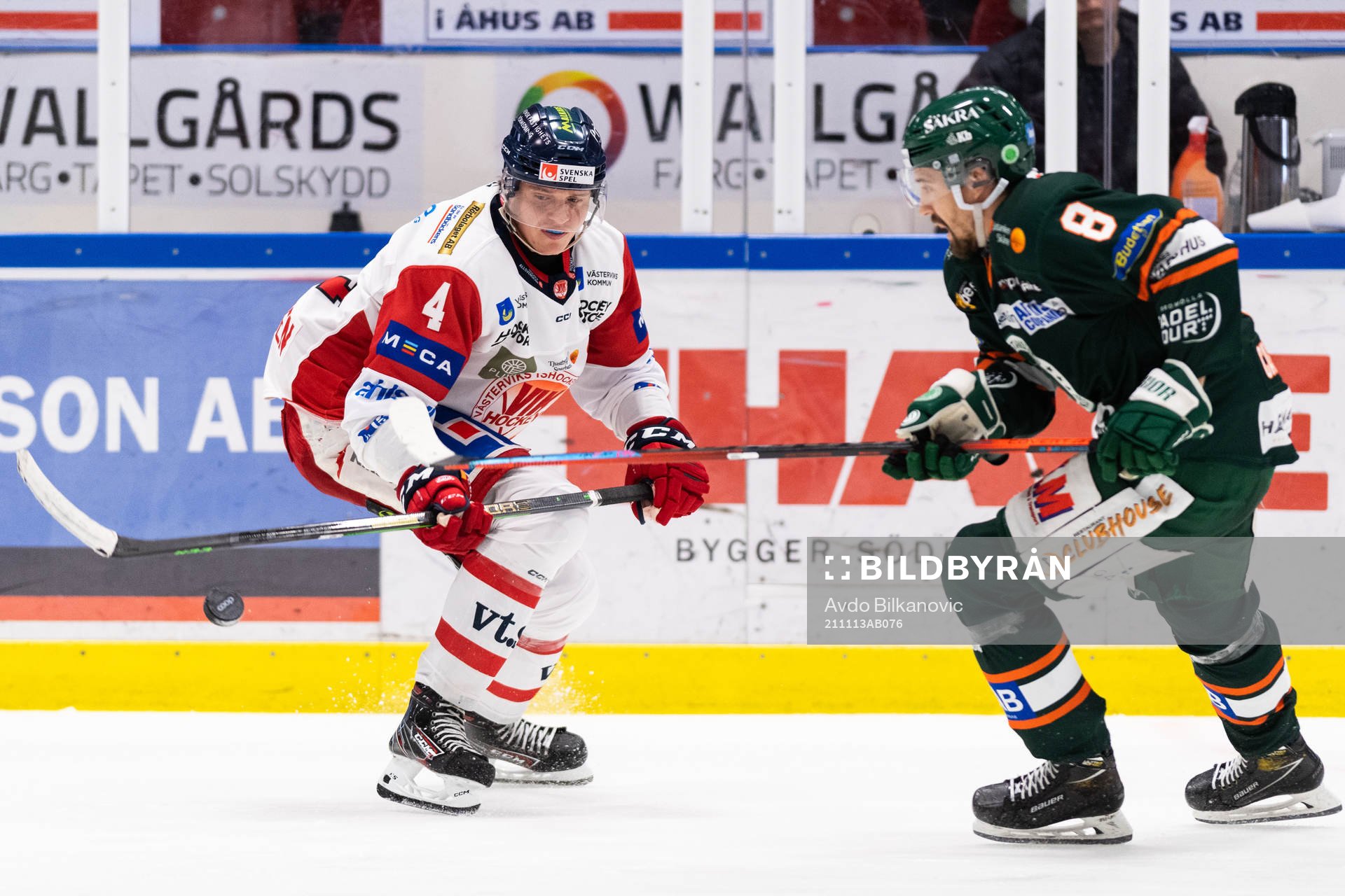 Kristianstads Robin Carlsson och Västerviks Johannes