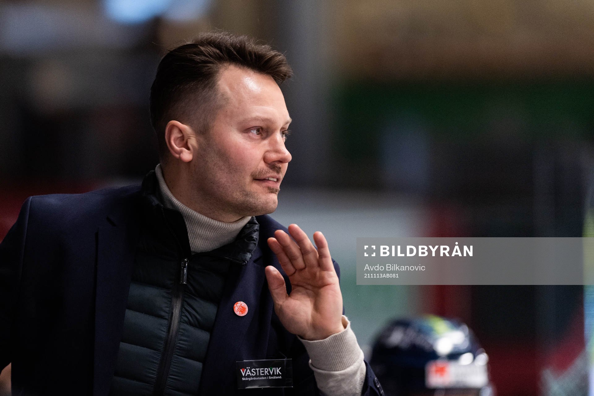 Västerviks tränare Martin Gudmundsson