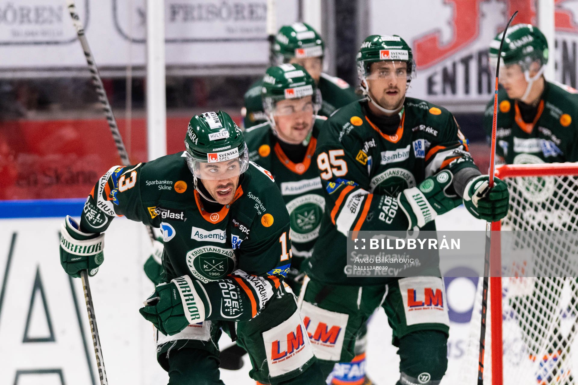 Kristianstads Trevor Cheek jublar