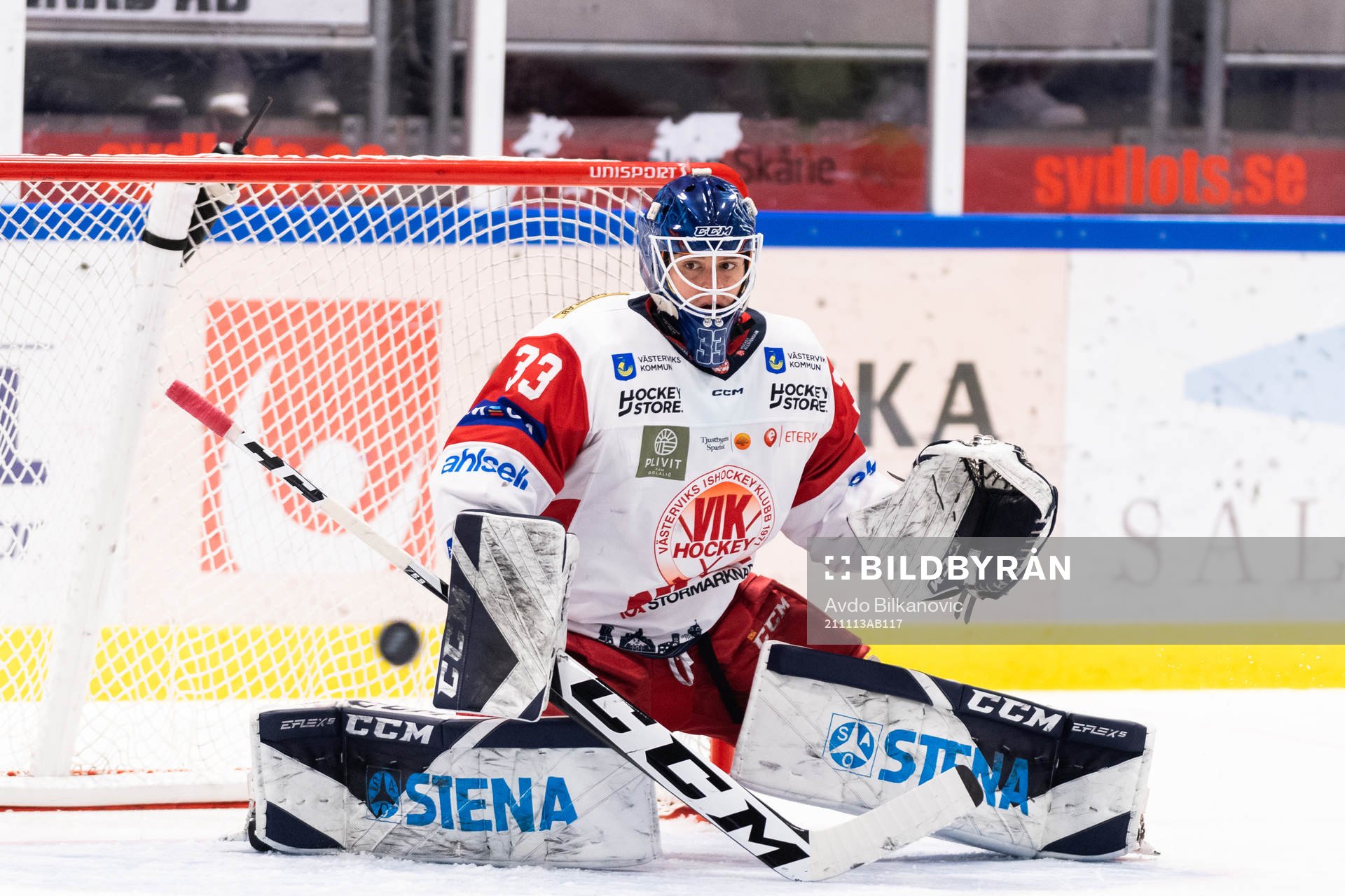 Västerviks målvakt Henrik Lundberg