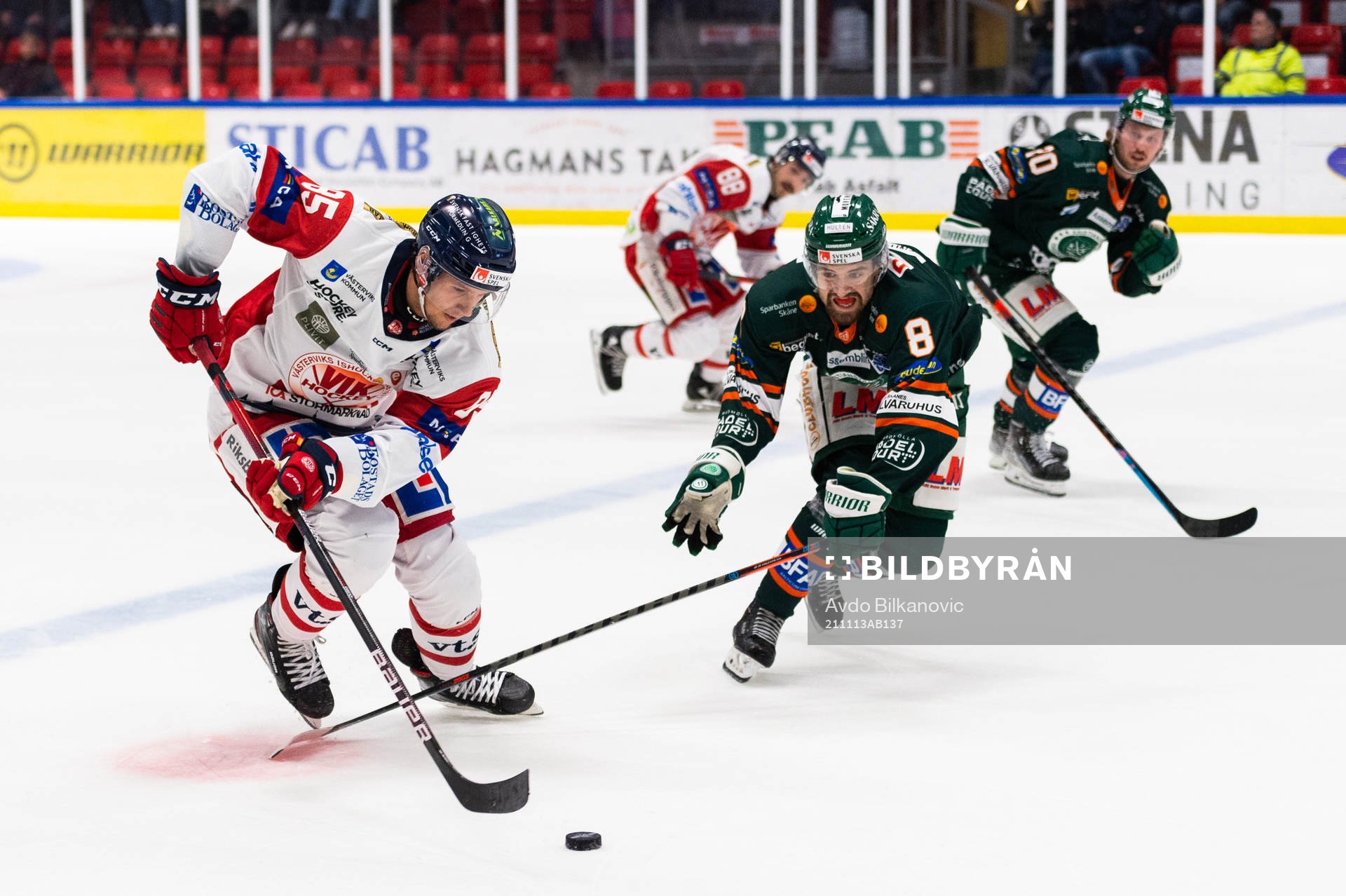 Kristianstads Robin Carlsson och Västerviks Viktor