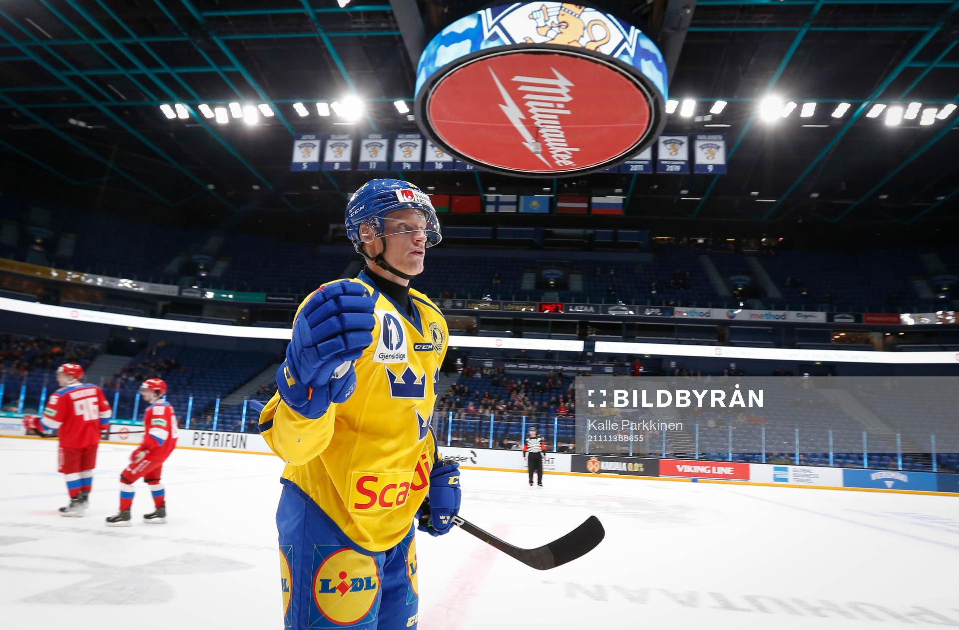 Anton Bengtsson of Sweden celebrates
