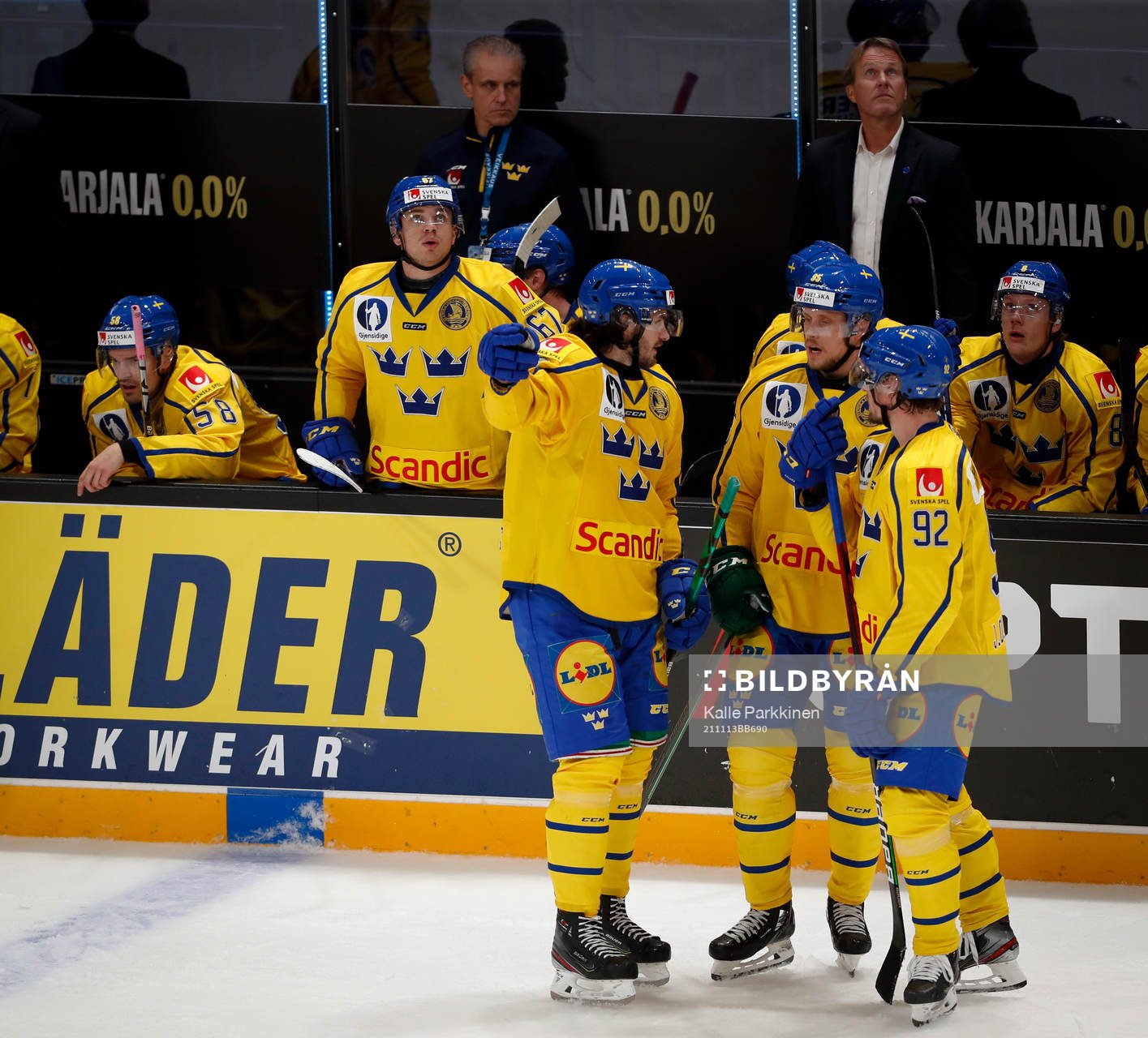 Dennis Everberg, Jacob De La Rose and Jesper Olofsson of