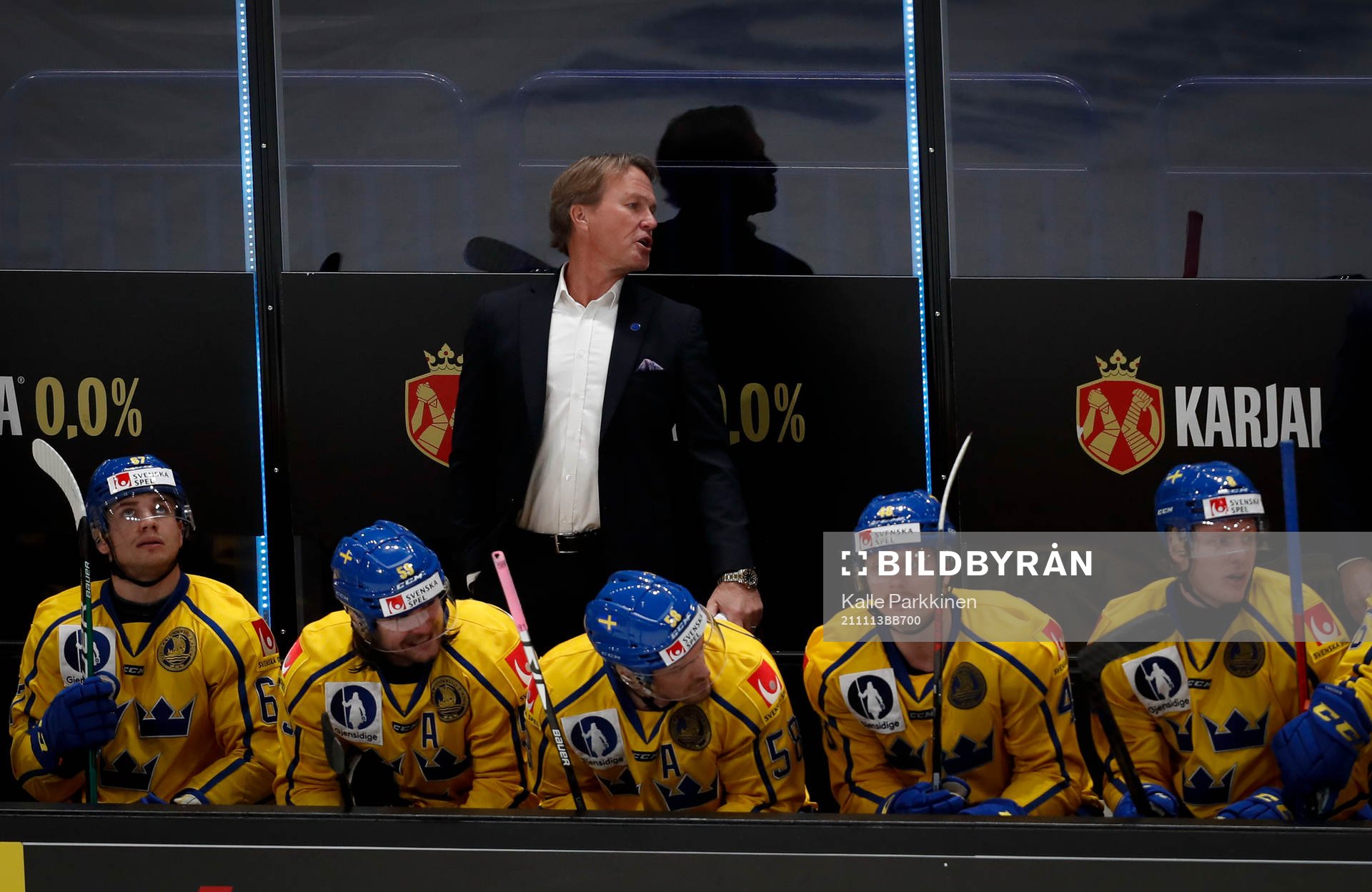 Head Coach Johan Garpenlöv of Sweden