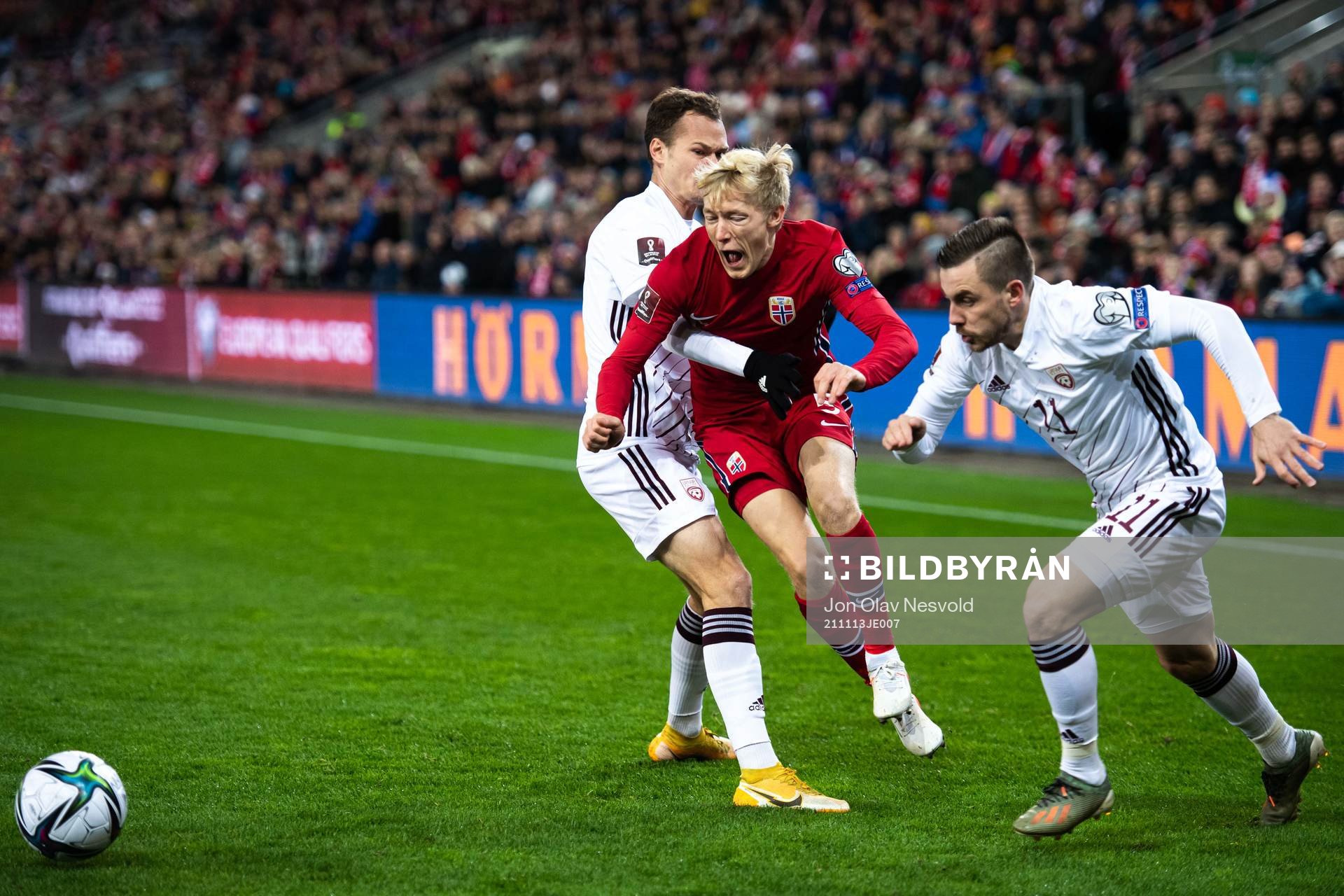 Eduards Emsis and Roberts Savalnieks of Latvia against
