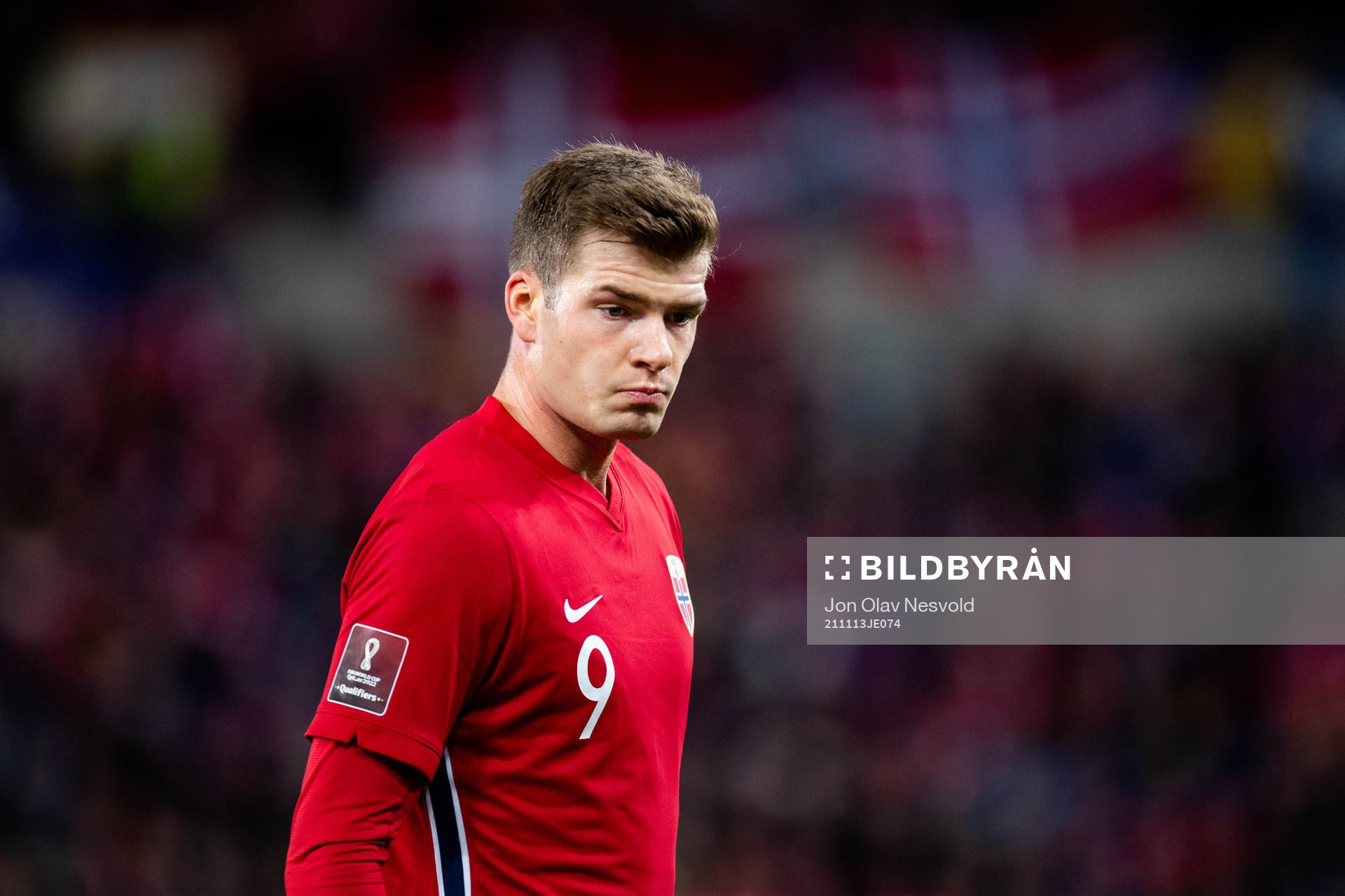 Alexander Sørloth of Norway