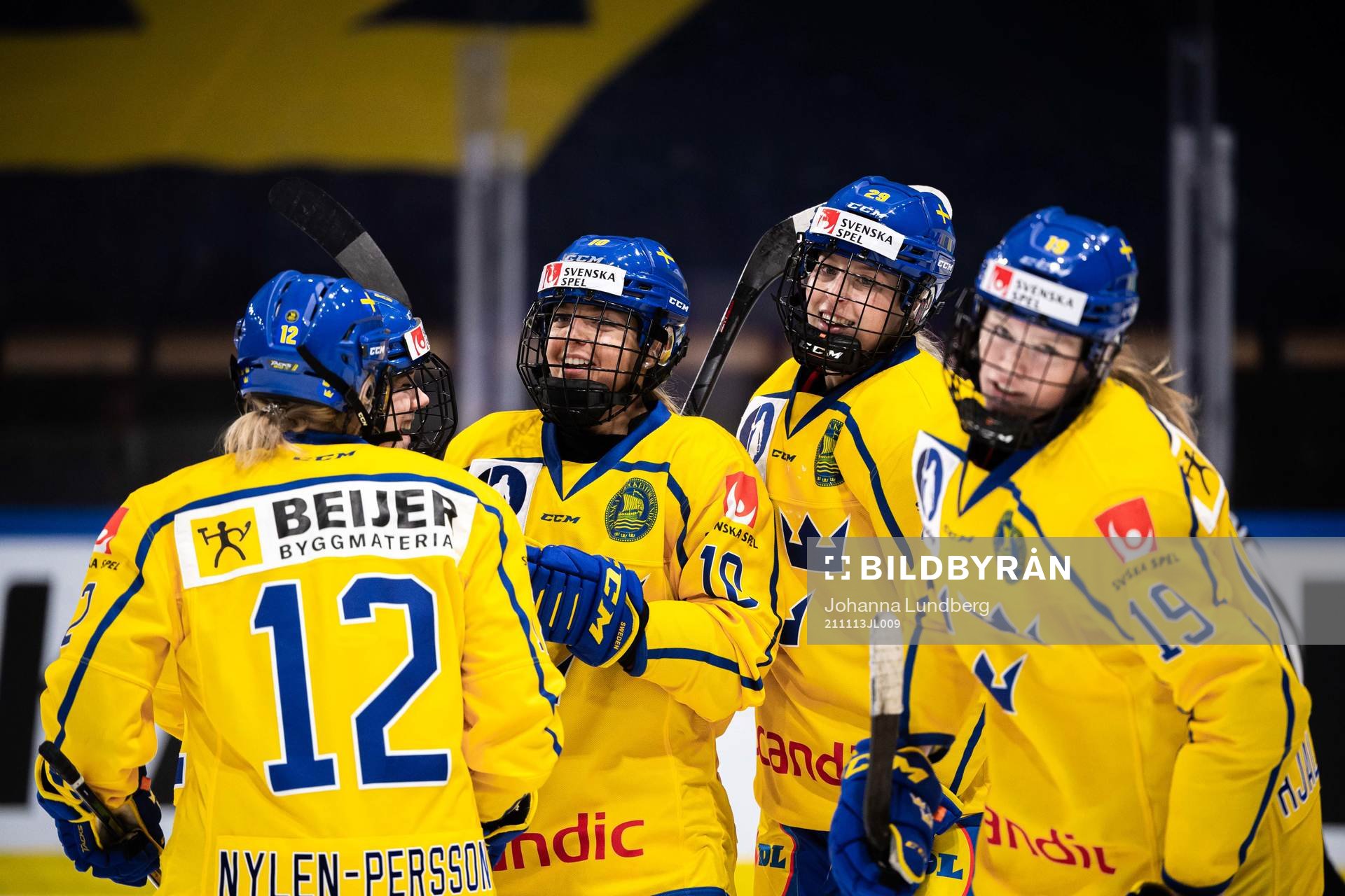 Maja Nylen-Persson, Mina Waxin, Olivia Carlsson and Sara