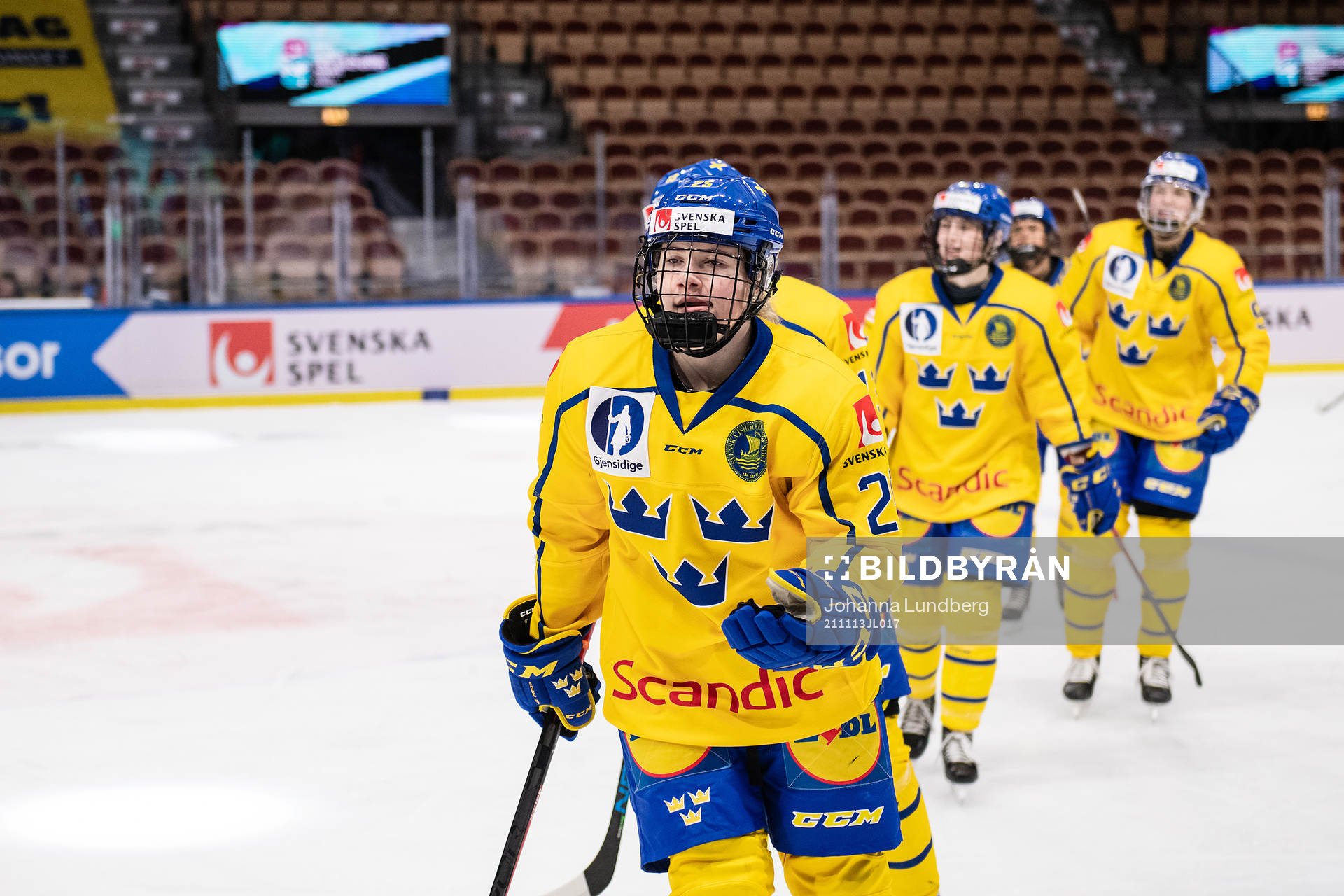 Lina Ljungblom of Sweden celebrates