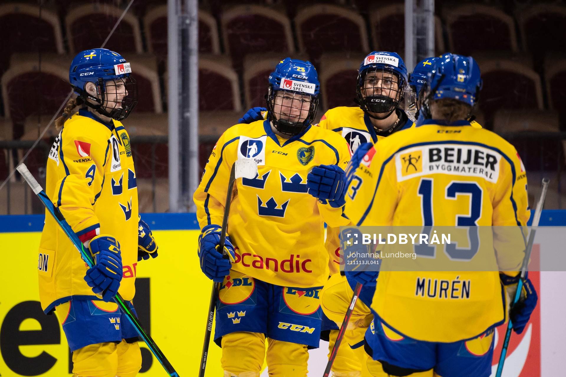 Lina Ljungblom of Sweden celebrates