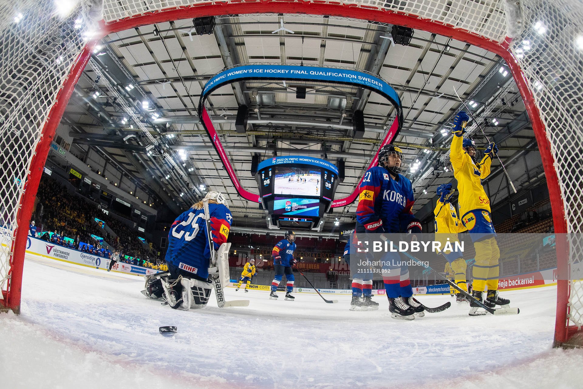 Josefin Bouveng of Sweden celebrates