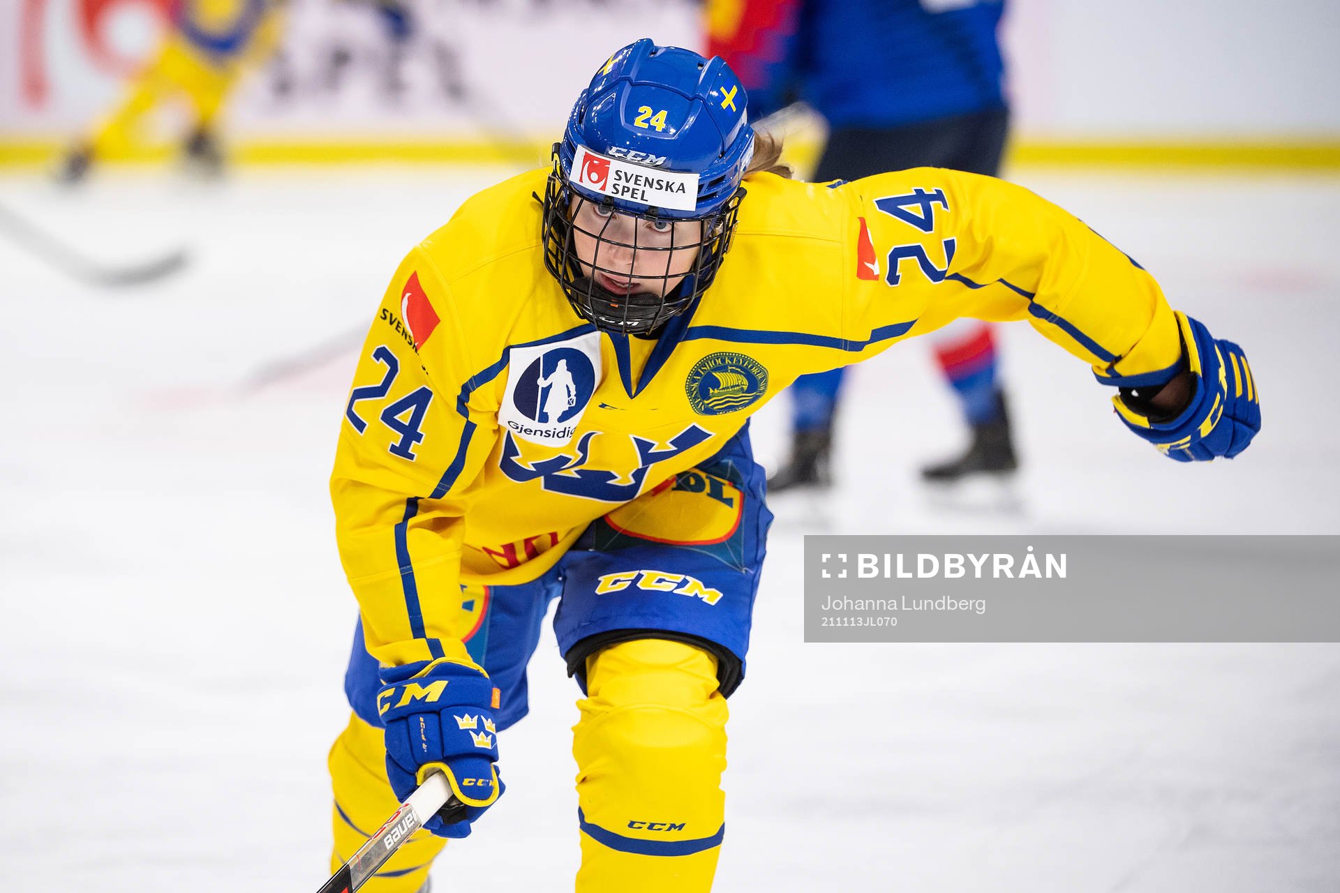 during the Olympic Qualification ice hockey game between