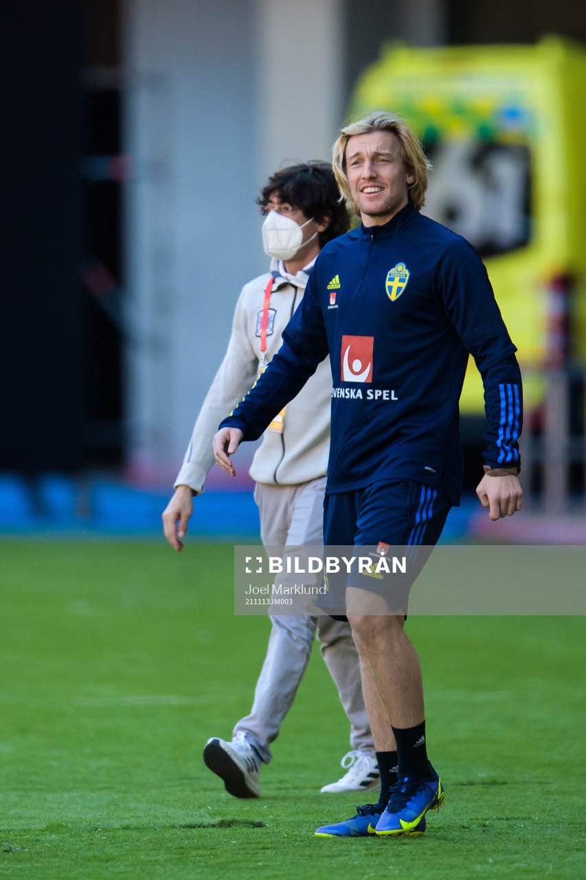 Emil Forsberg of the Swedish national football team