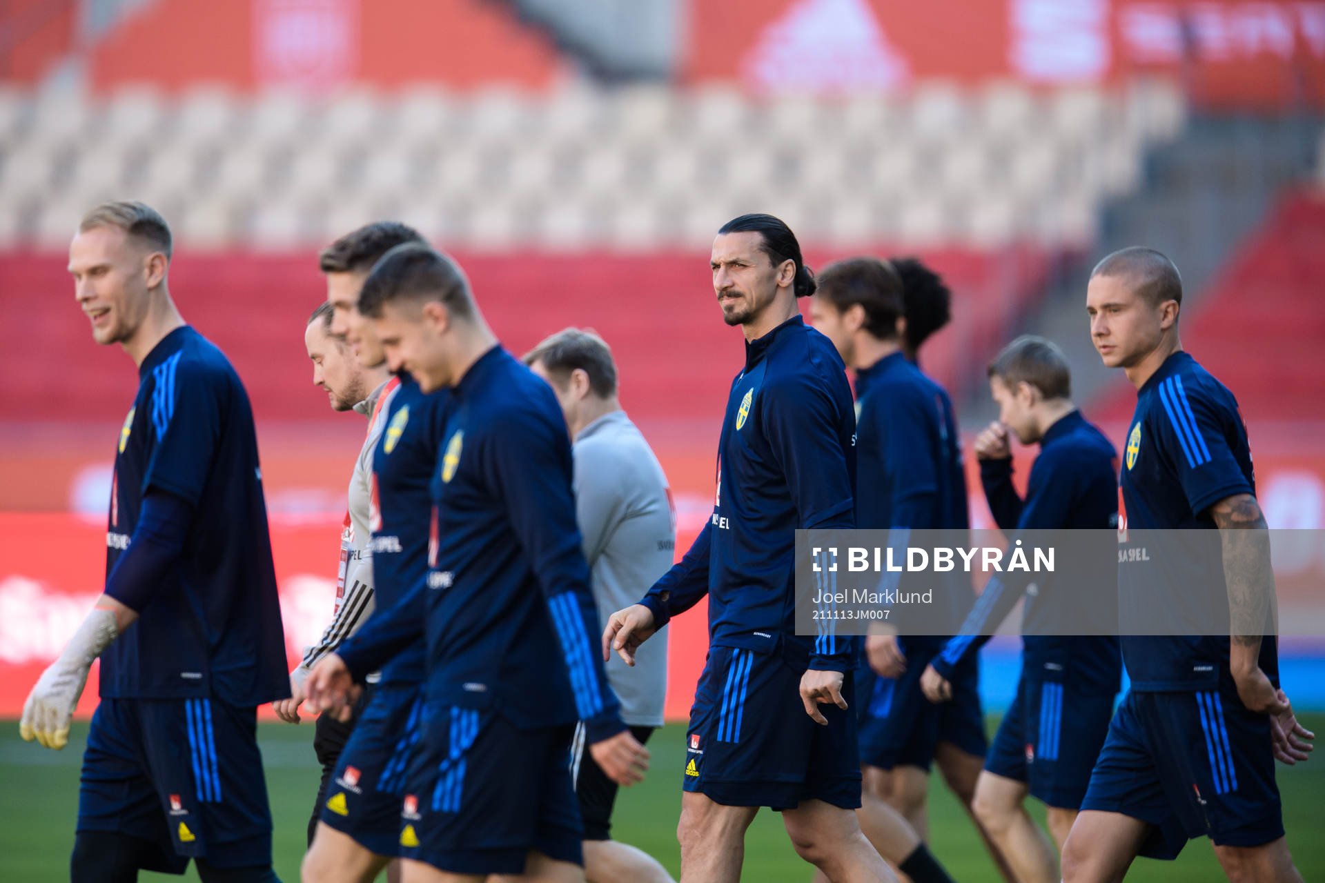 Zlatan Ibrahimovic of the Swedish national football team