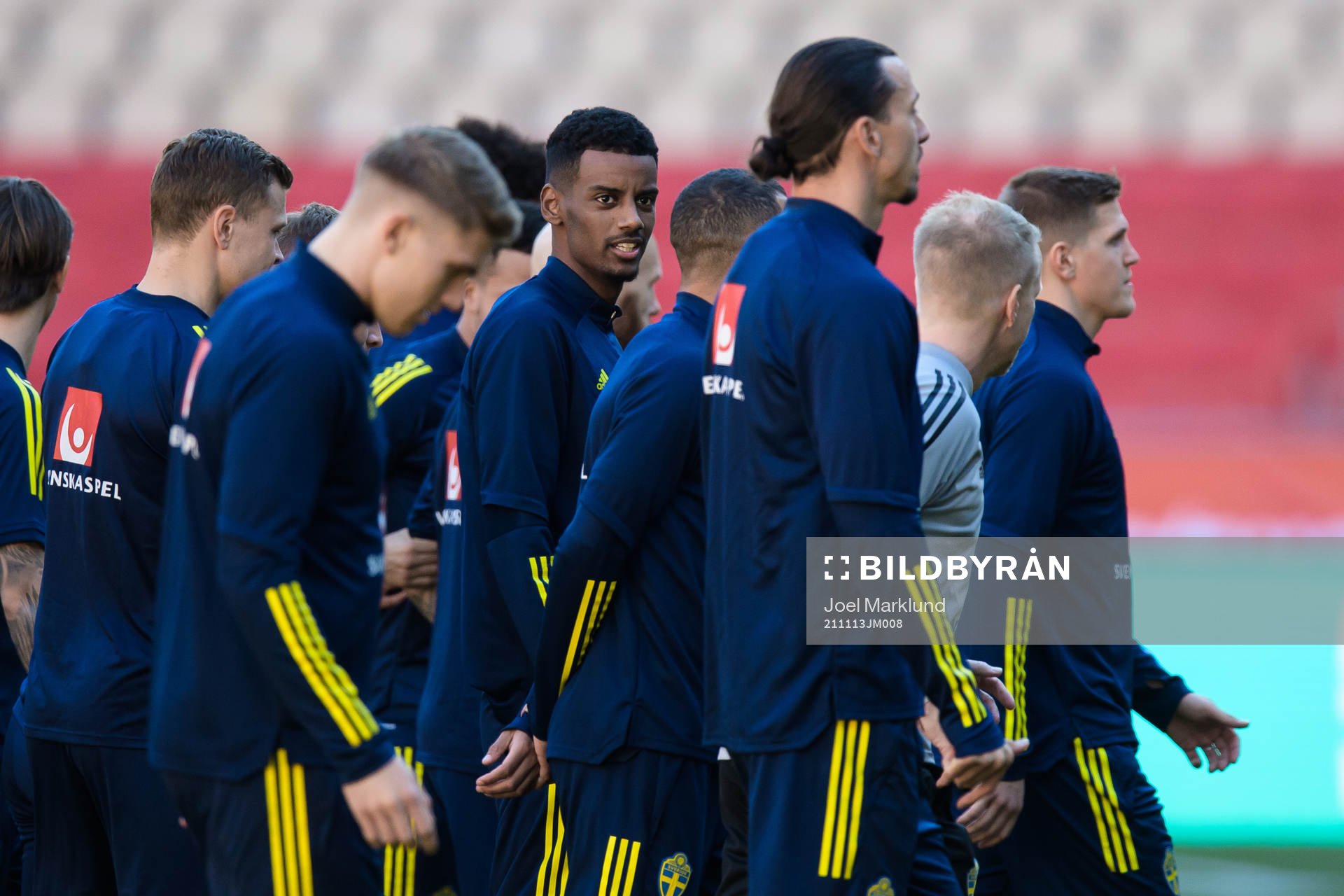 Alexander Isak of the Swedish national football team