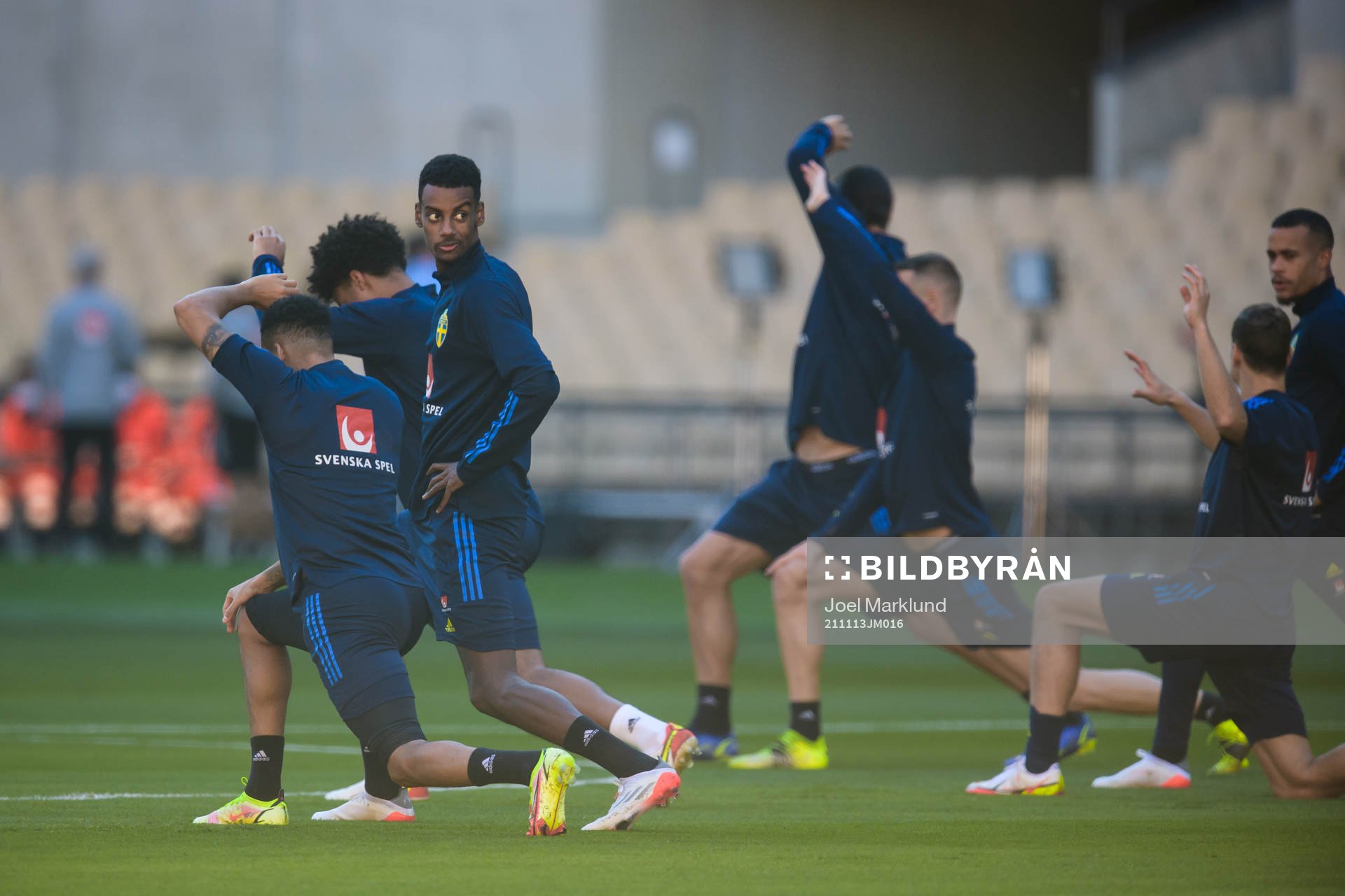 Alexander Isak of the Swedish national football team