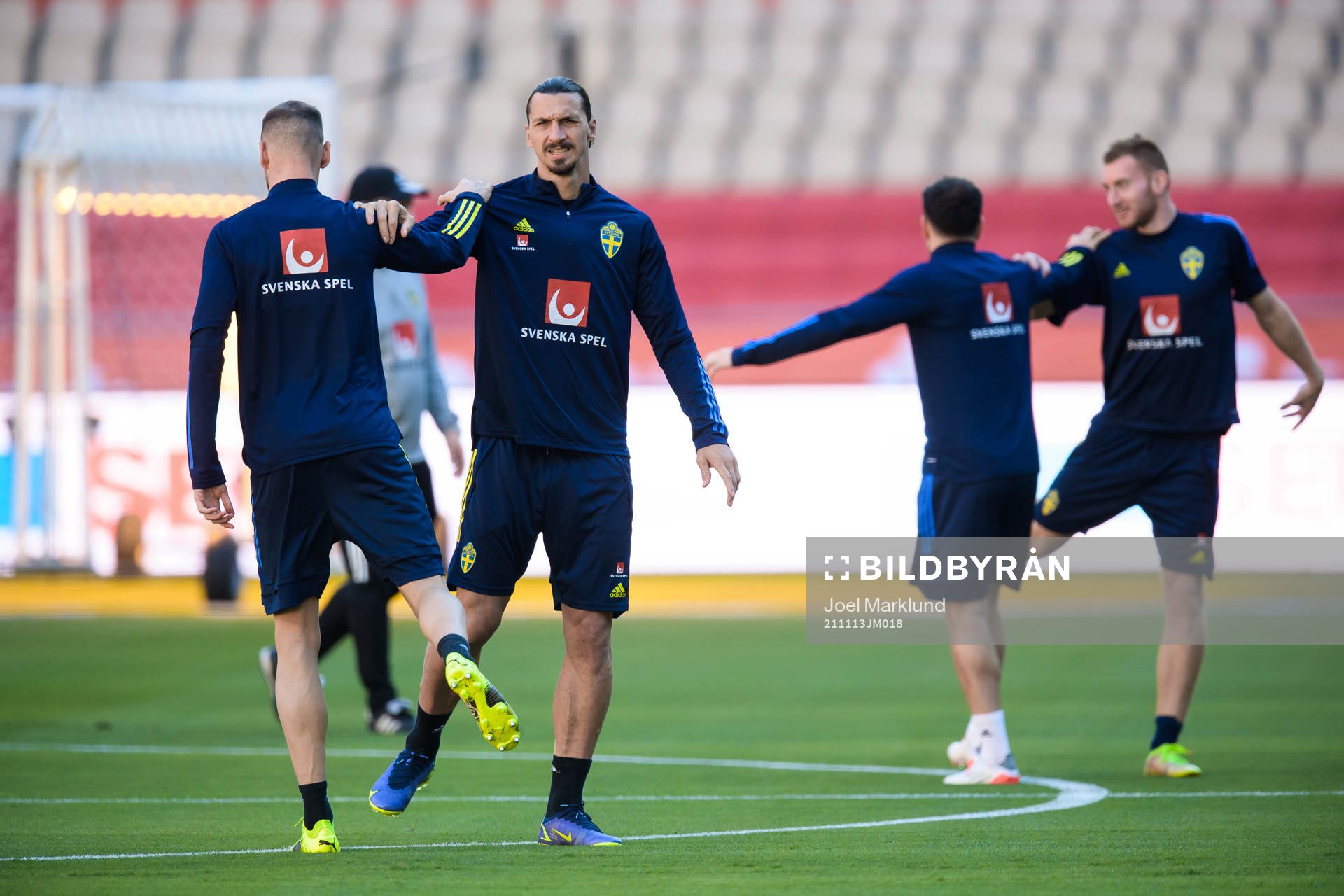 Zlatan Ibrahimovic of the Swedish national football team