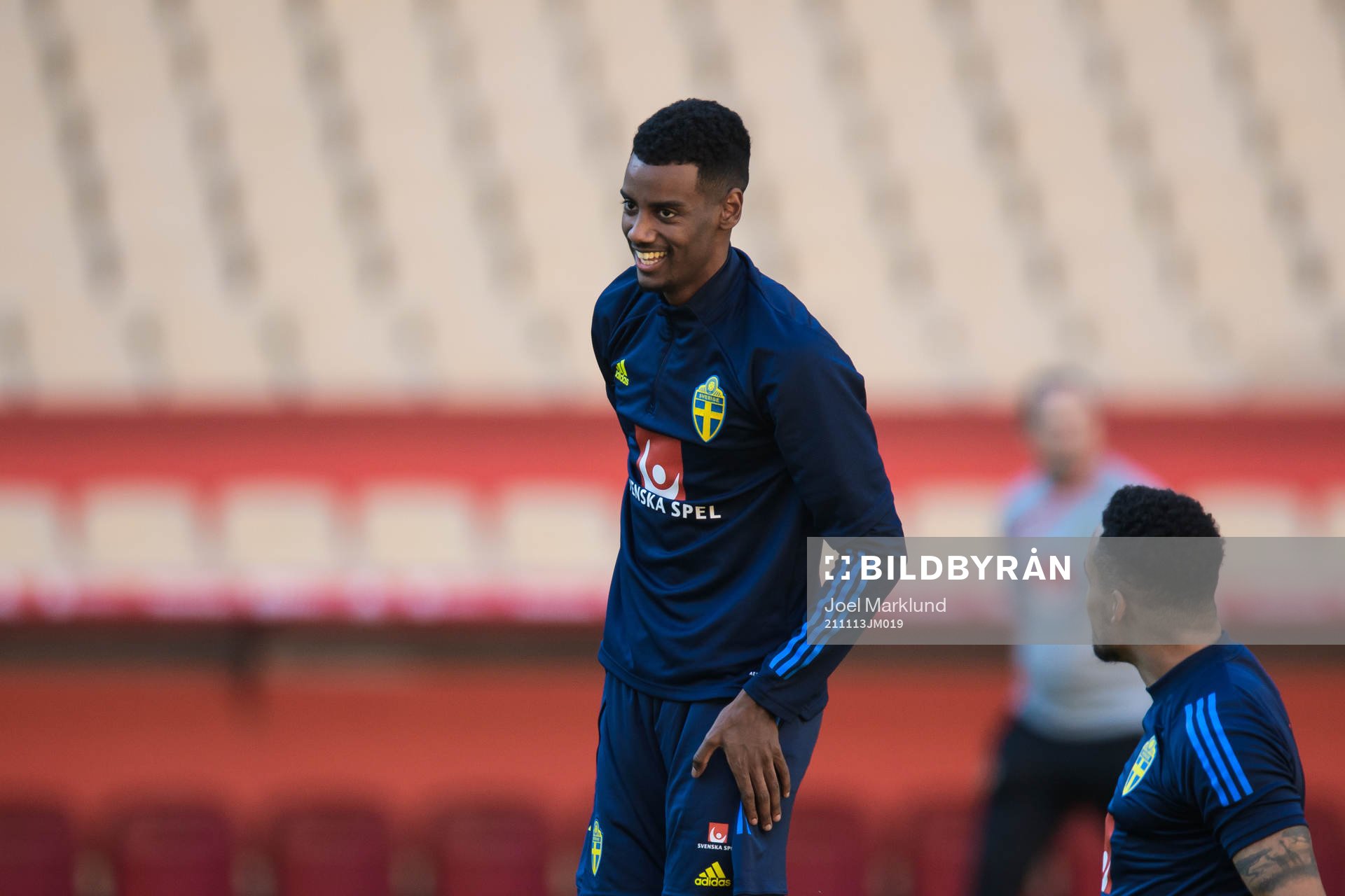 Alexander Isak of the Swedish national football team