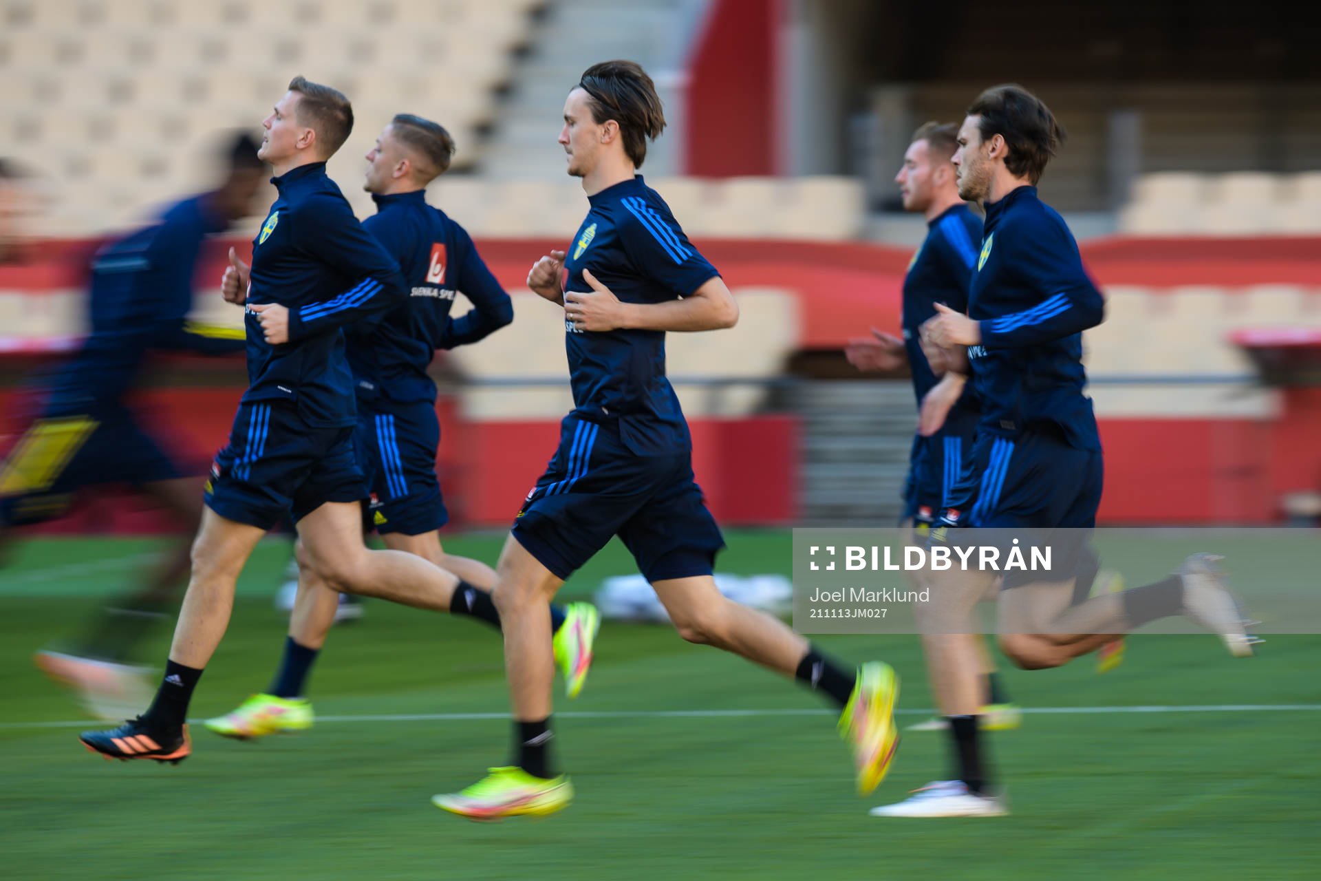 Joakim Nilsson, Kristoffer Olsson and Albin Ekdal of the