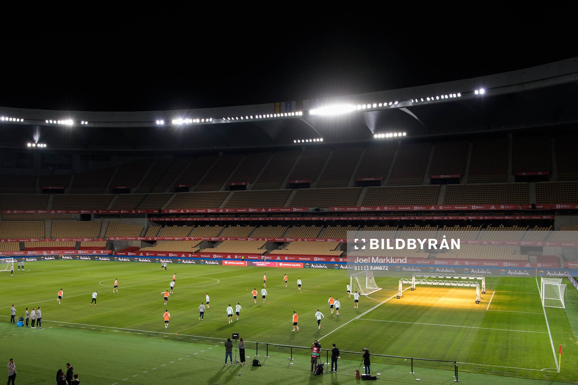 General view of the Spanish national football team’s