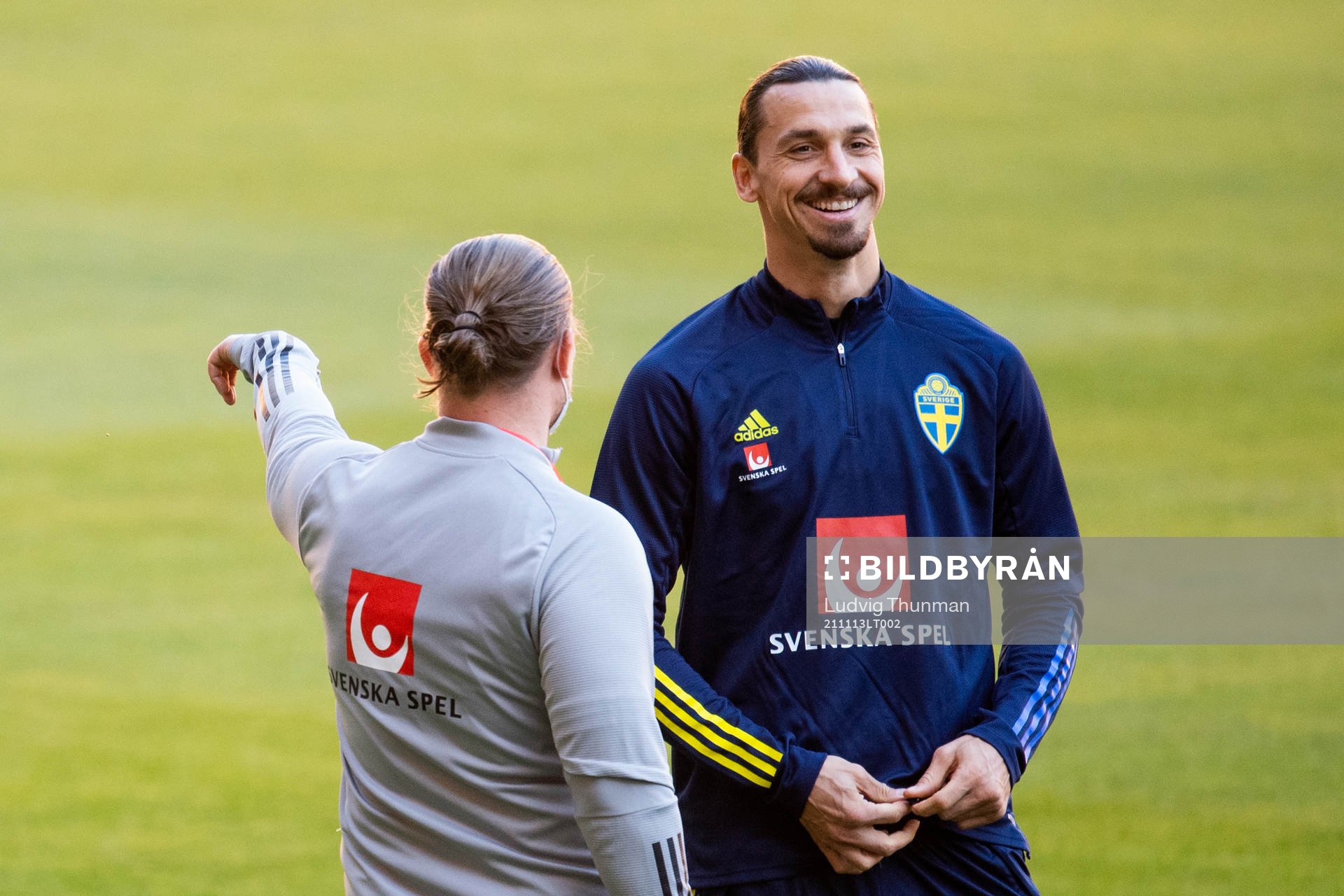 Zlatan Ibrahimovic of the Swedish national football team