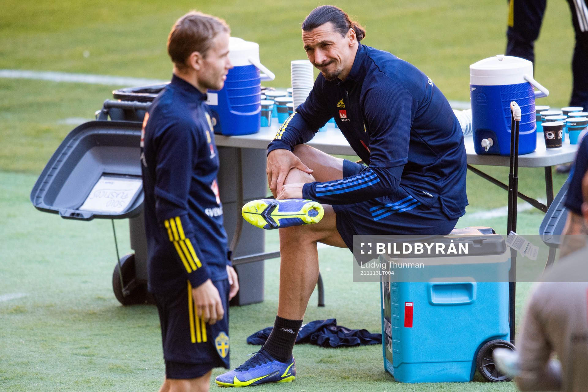 Zlatan Ibrahimovic of the Swedish national football team
