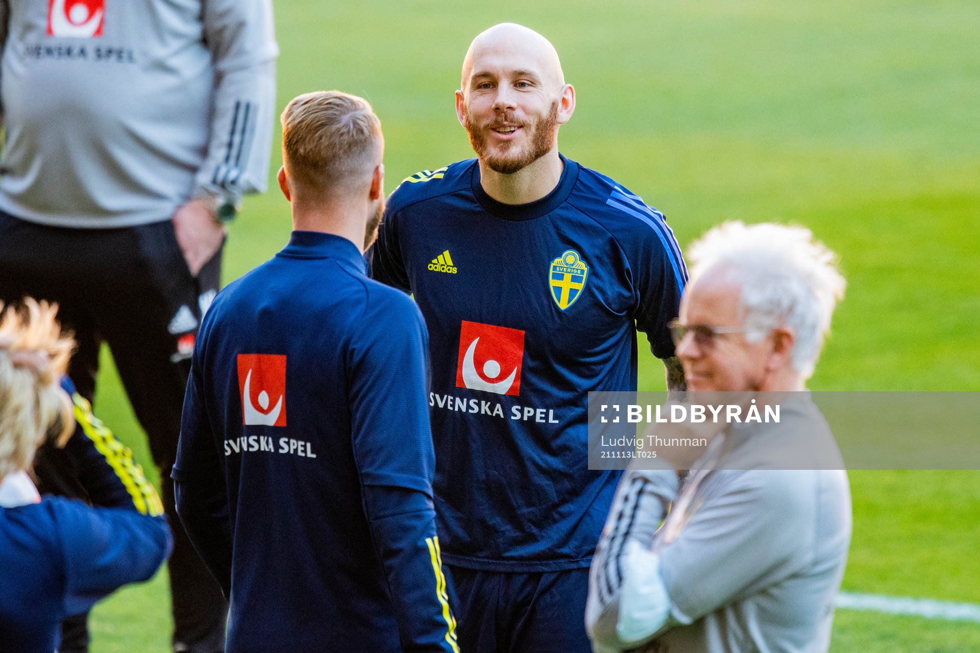 Magnus Eriksson of the Swedish national football team