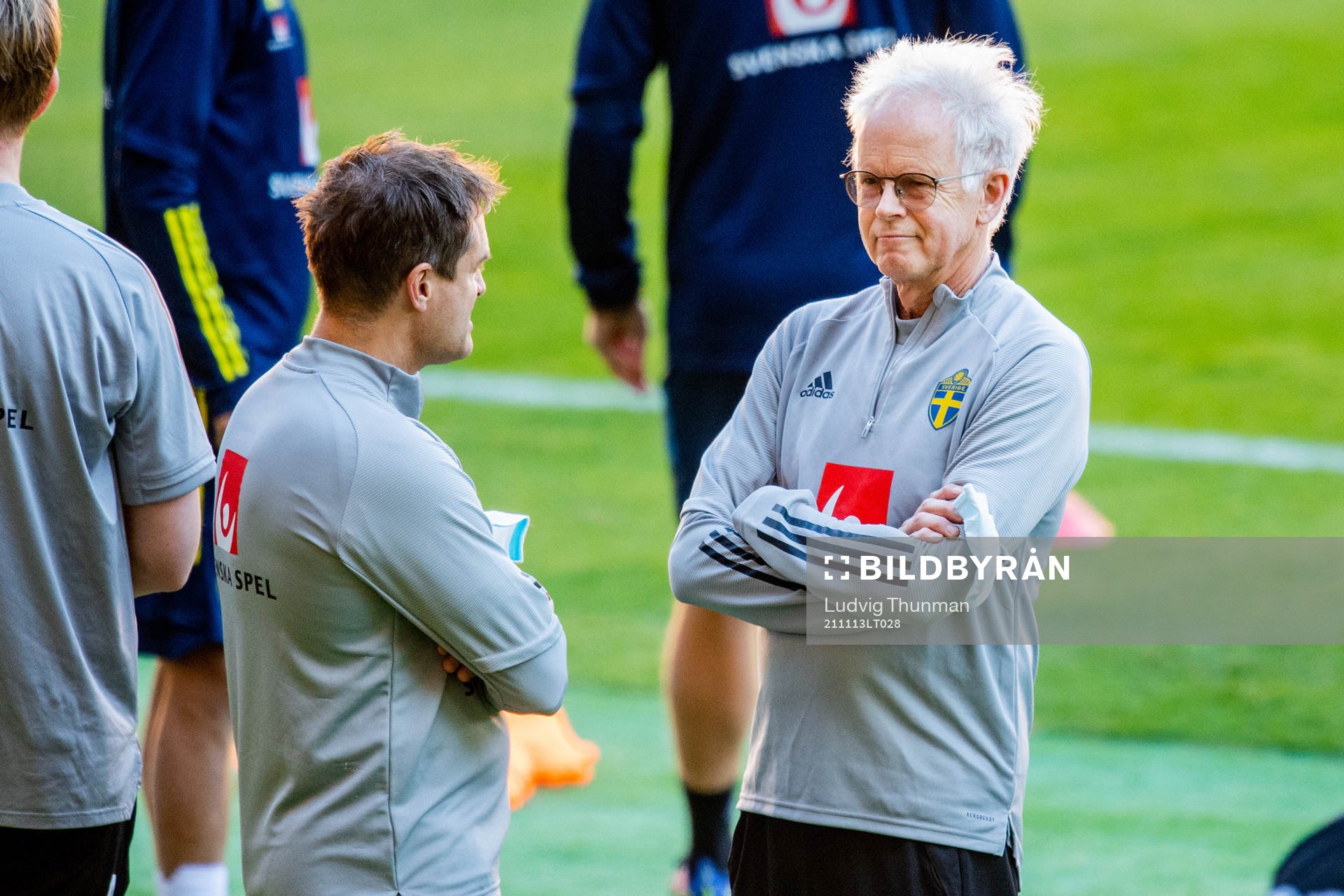Doctor Anders Valentin of the Swedish national football team