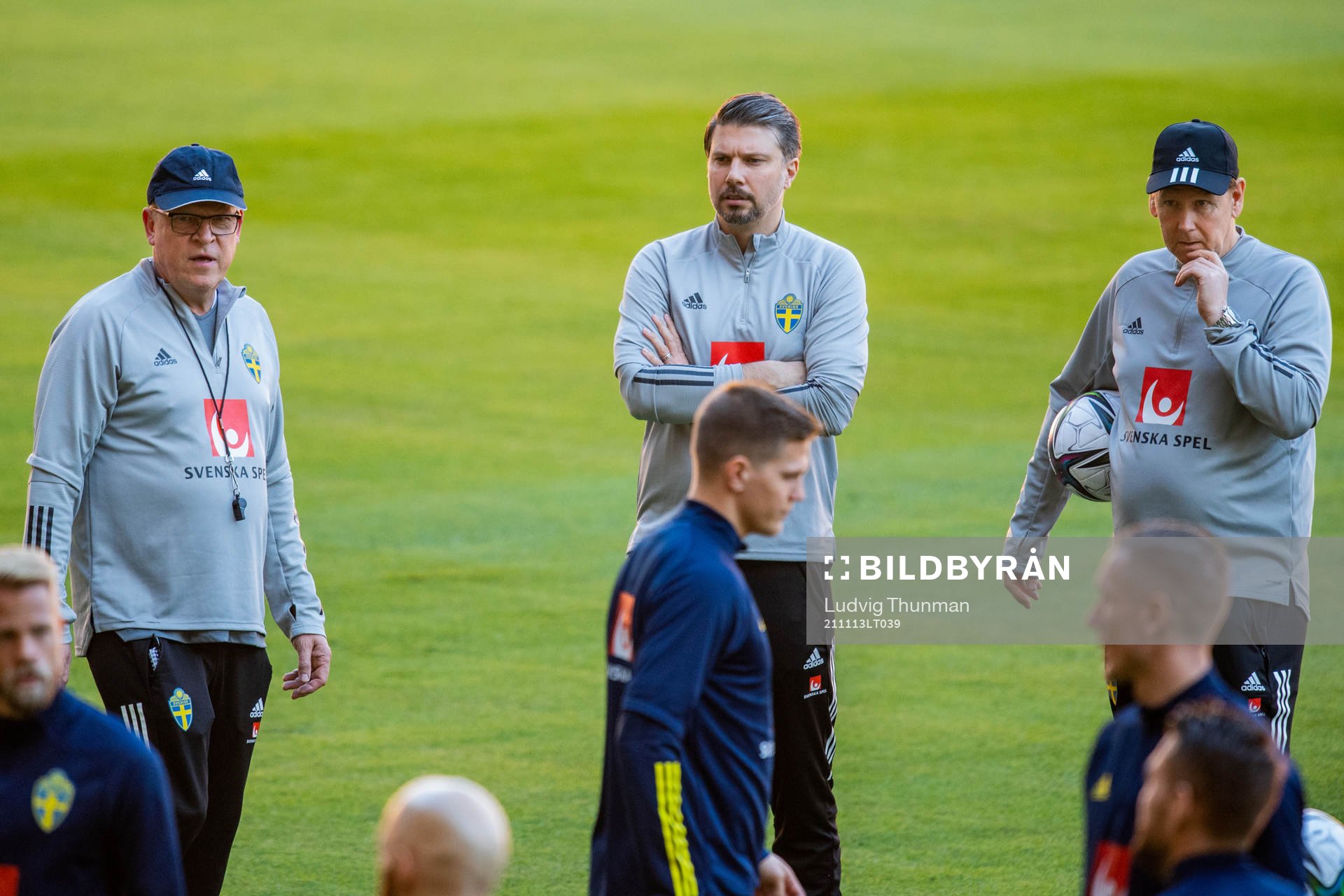 Head coach Janne Andersson, sports psychologist Daniel