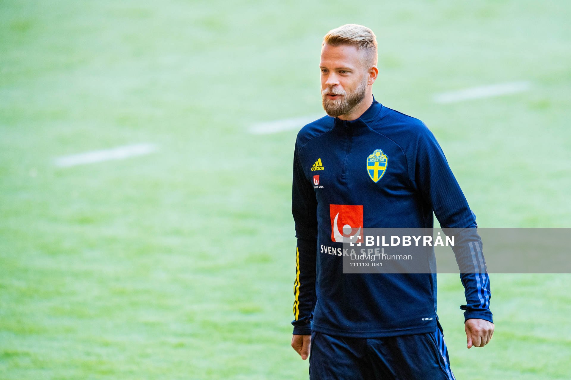 Daniel Sundgren of the Swedish national football team