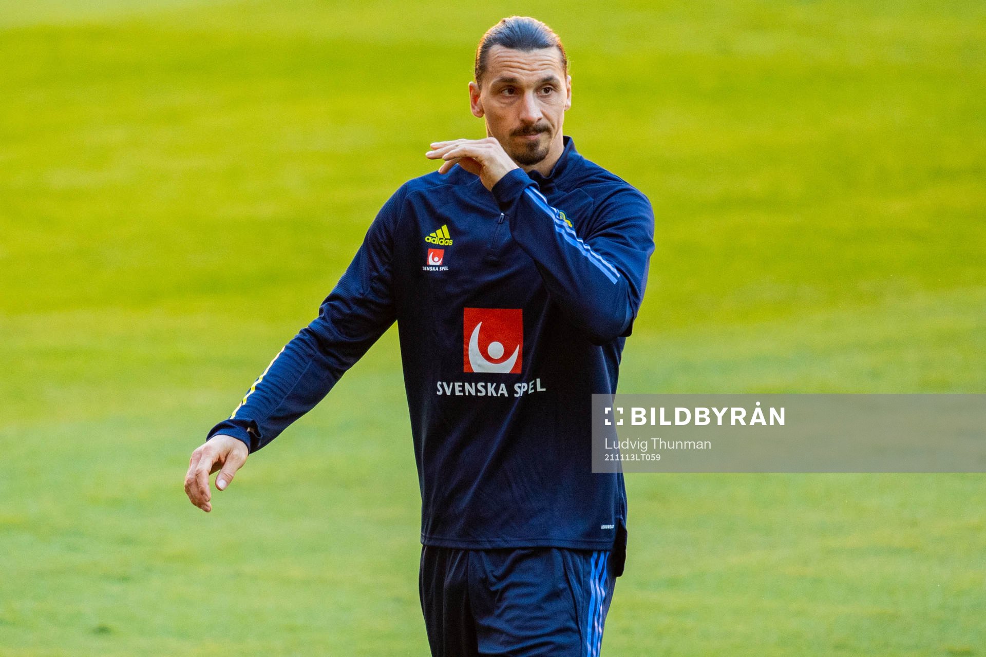 Zlatan Ibrahimovic of the Swedish national football team