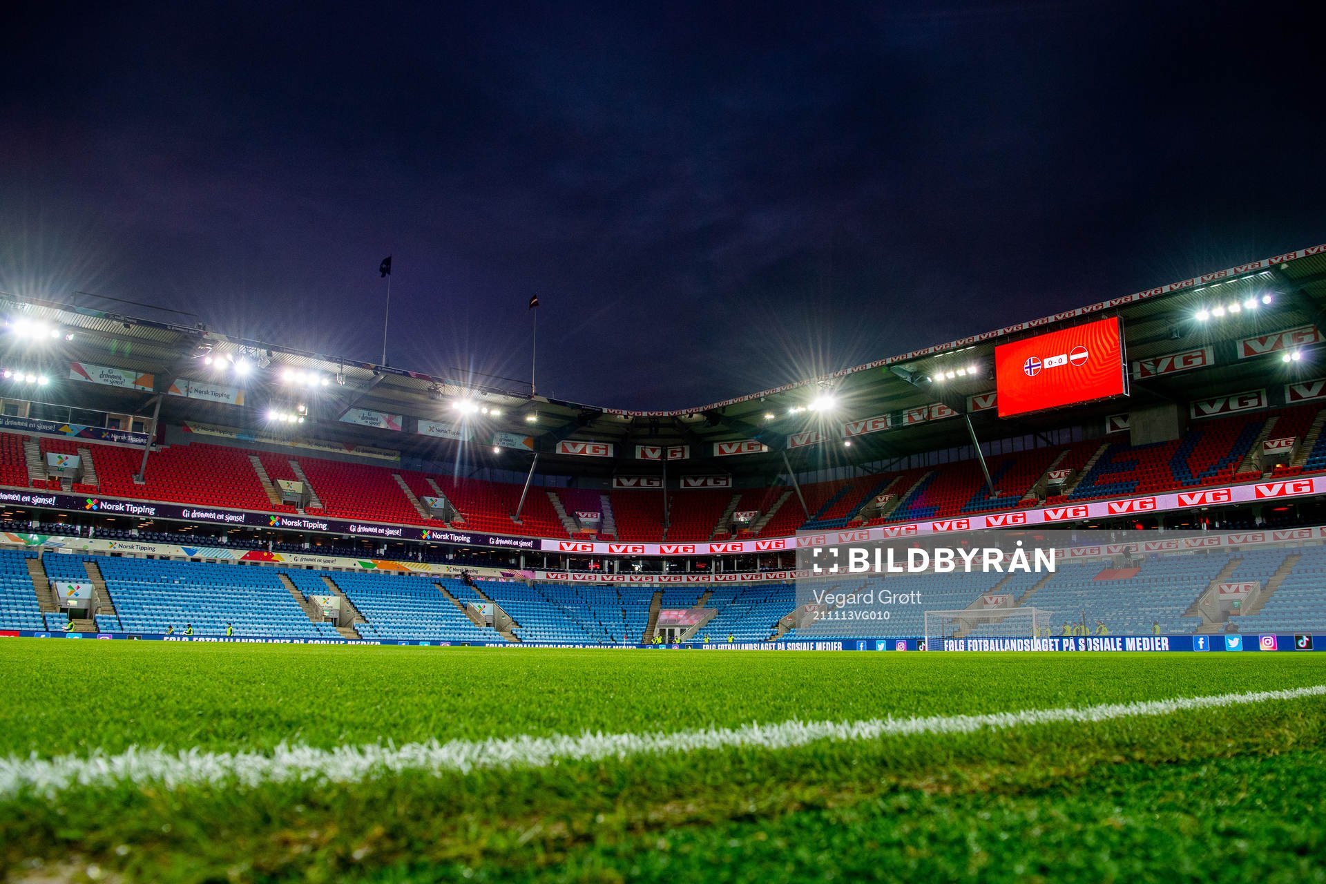 General view of Ullevaal Stadion