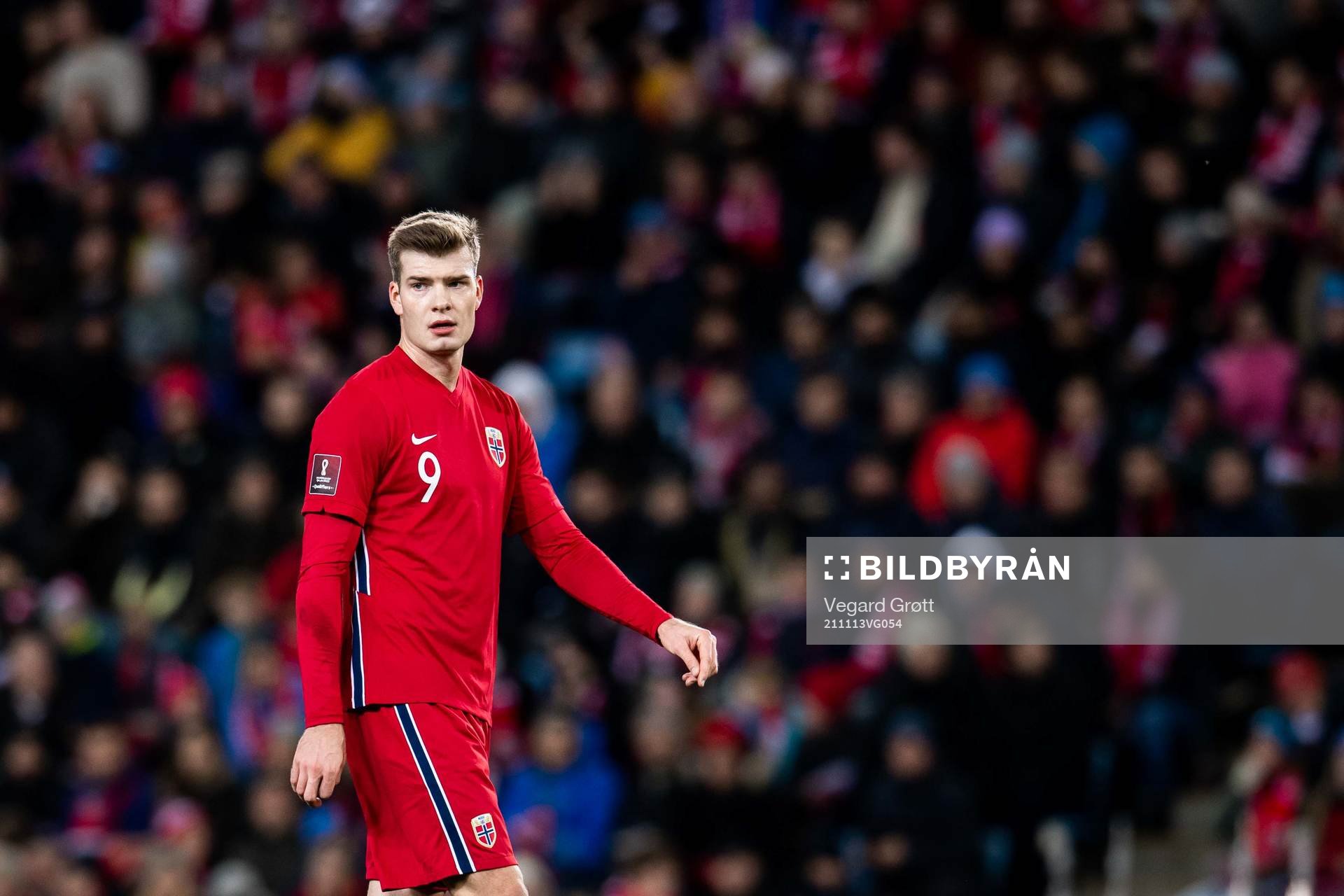 Alexander Sørloth of Norway