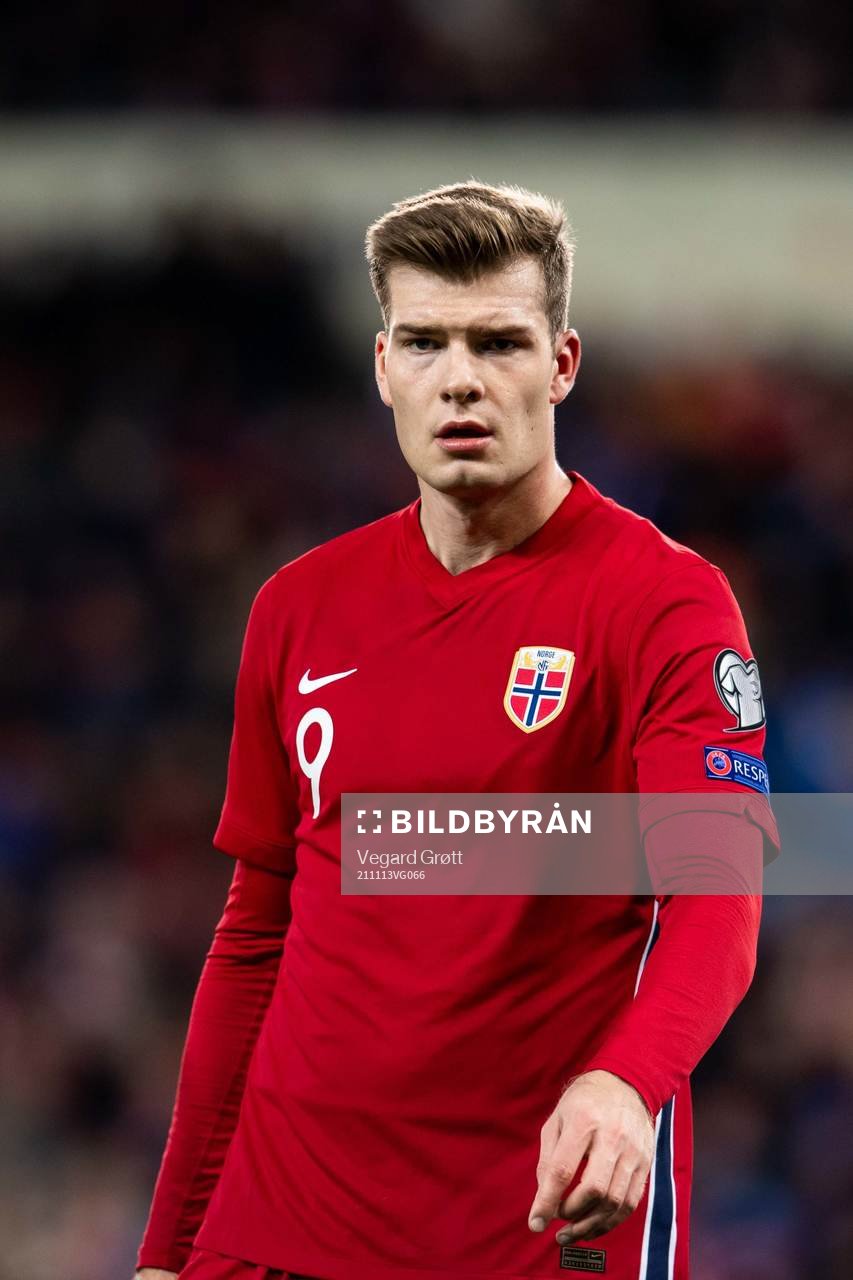 Alexander Sørloth of Norway