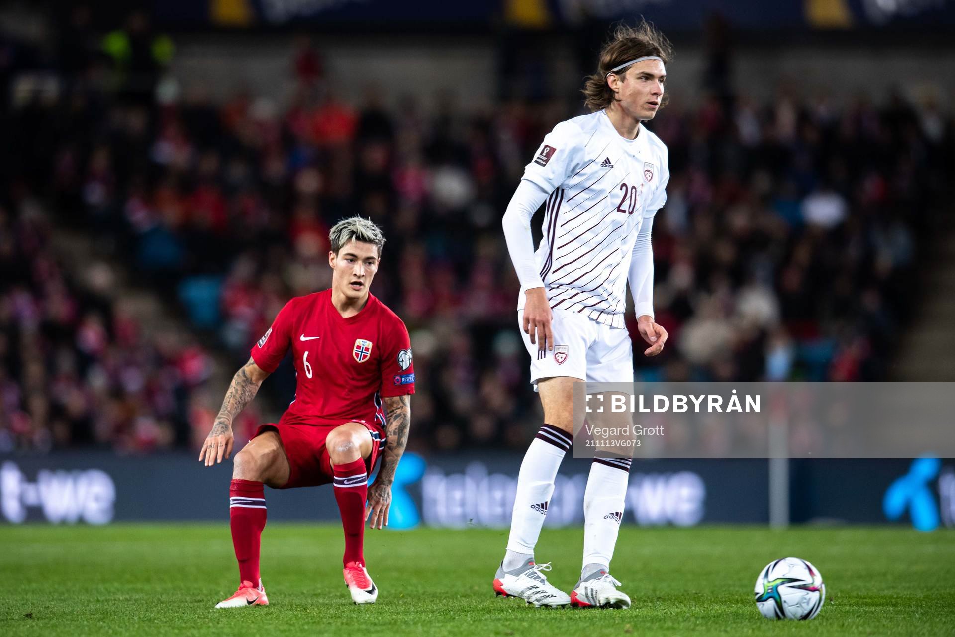 Mathias Normann of Norway and Roberts Uldrikis of Latvia