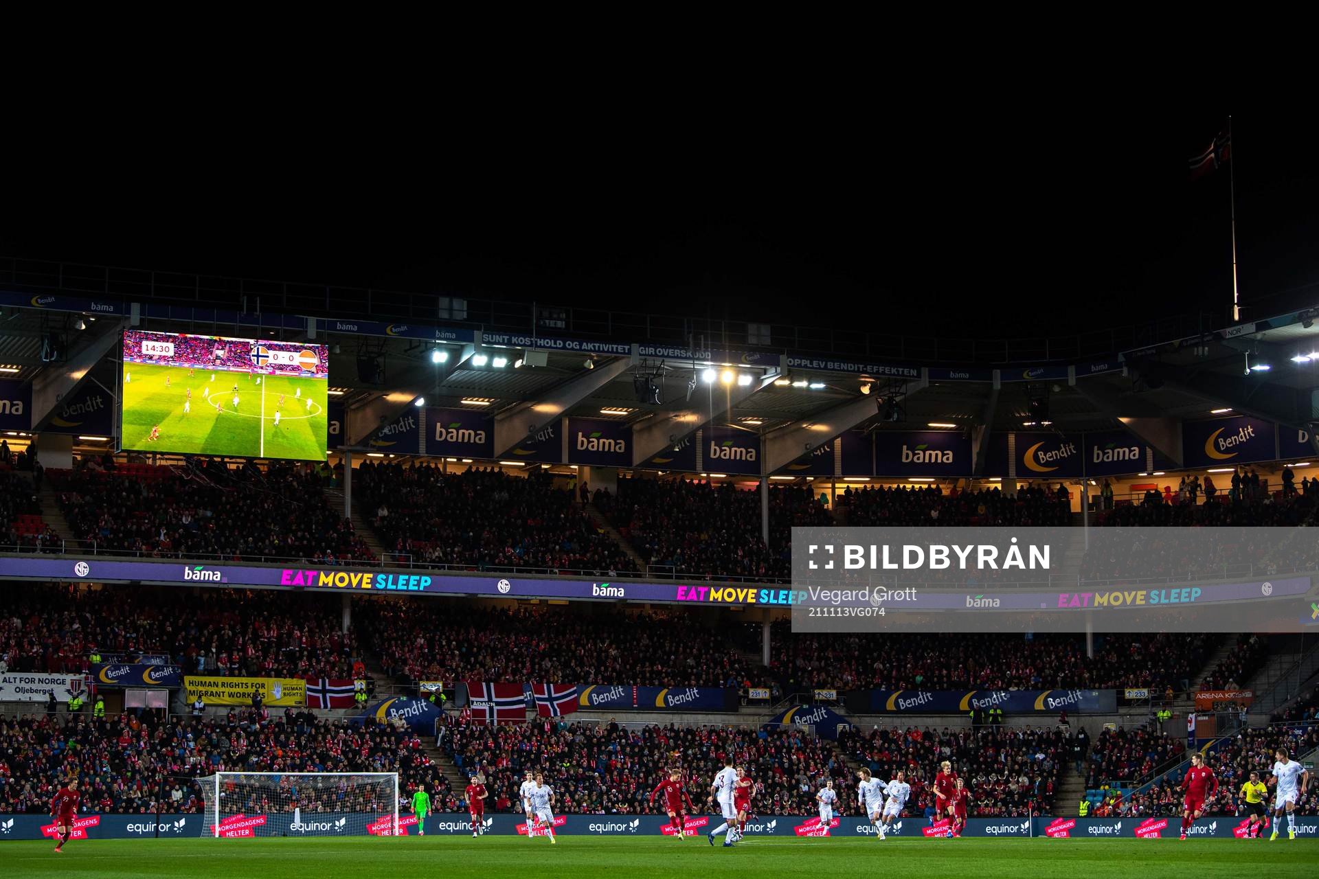 General view over Ullevaal Stadion