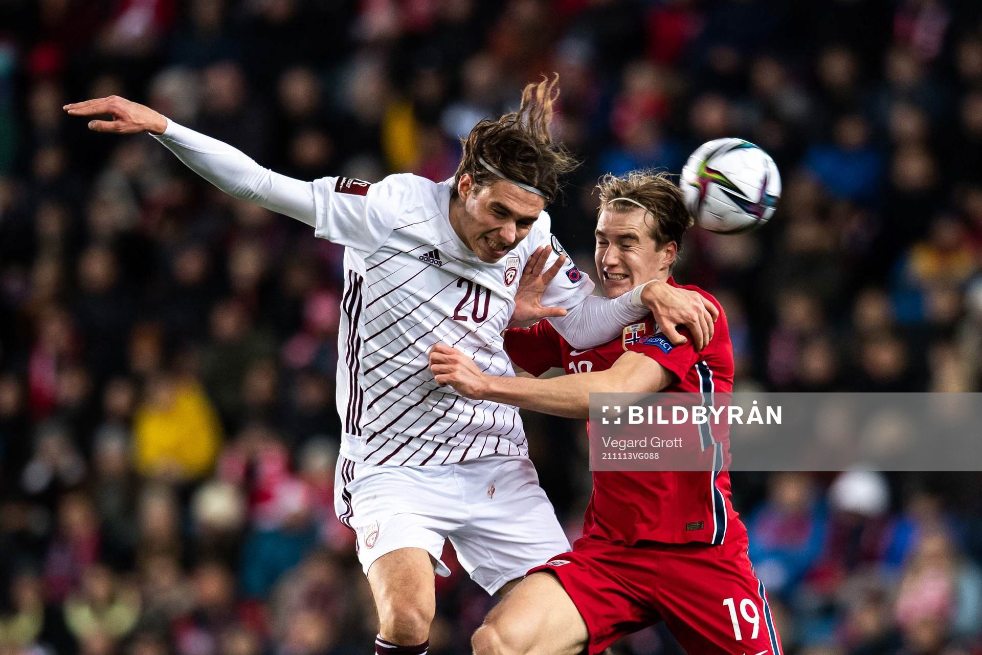 Roberts Uldrikis of Latvia and Kristian Thorstvedt of Norway