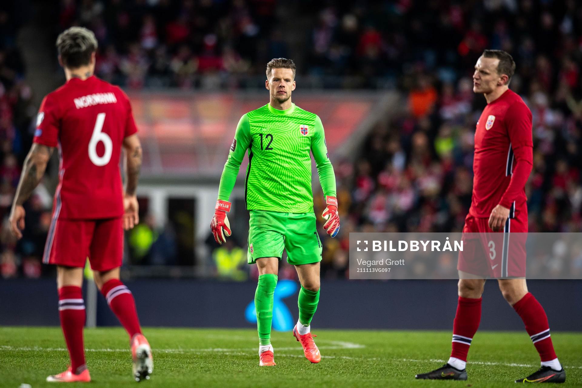 goalkeeper Ørjan Håskjold Nyland of Norway