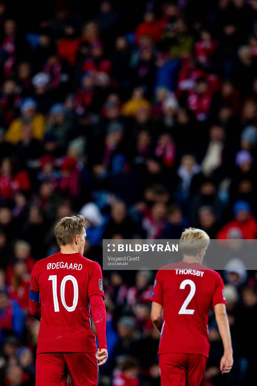 Martin Ødegaard and Morten Thorsby