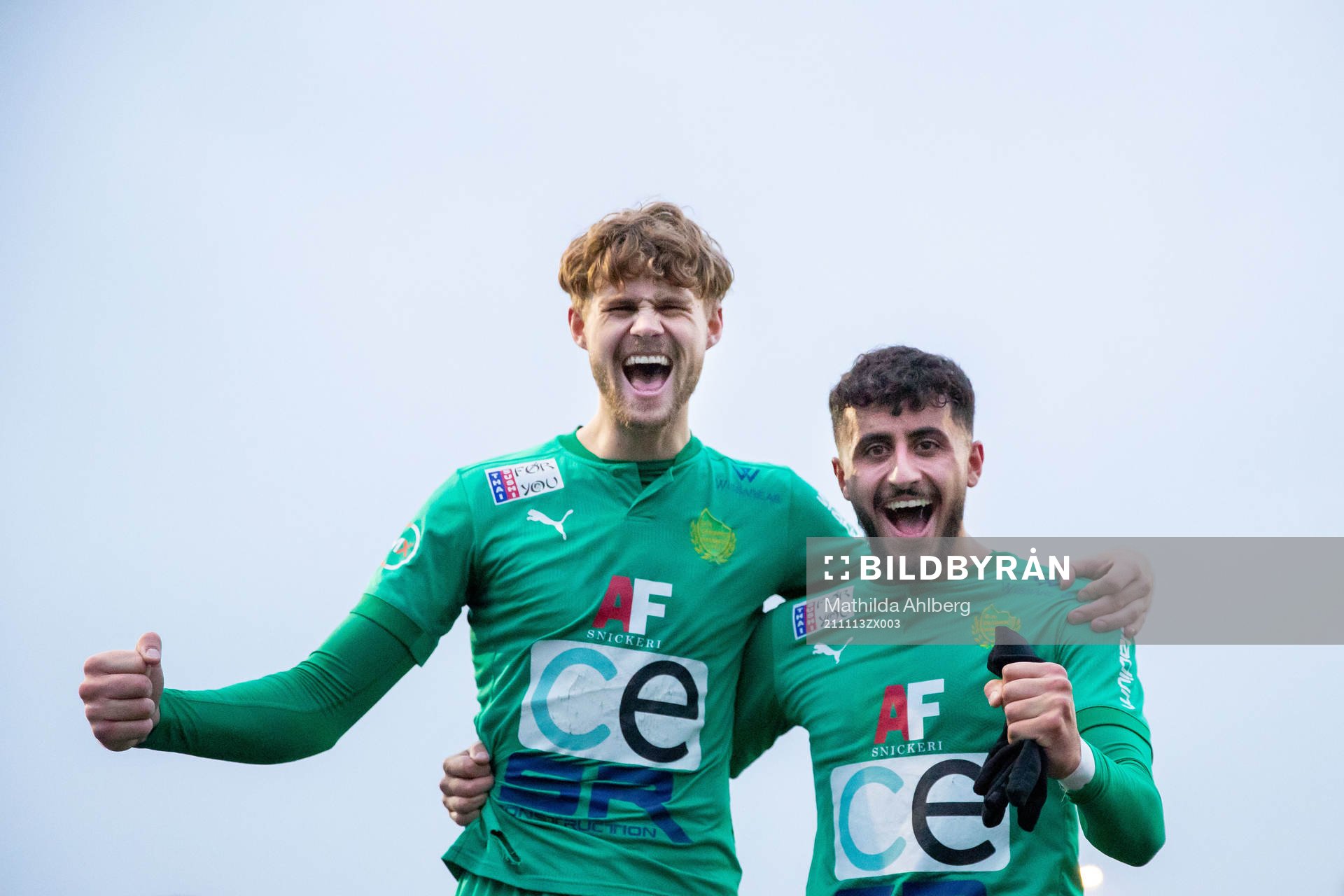 Olympics Albin Sjöstrand Bjurnemark och Walid Ali jublar