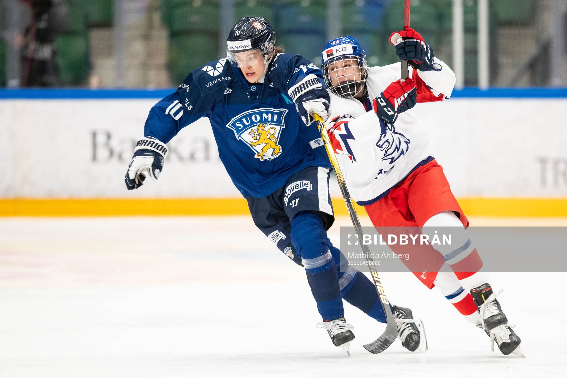 Kasper Puutio of Finland and Jiri Kulich of Czech Republic