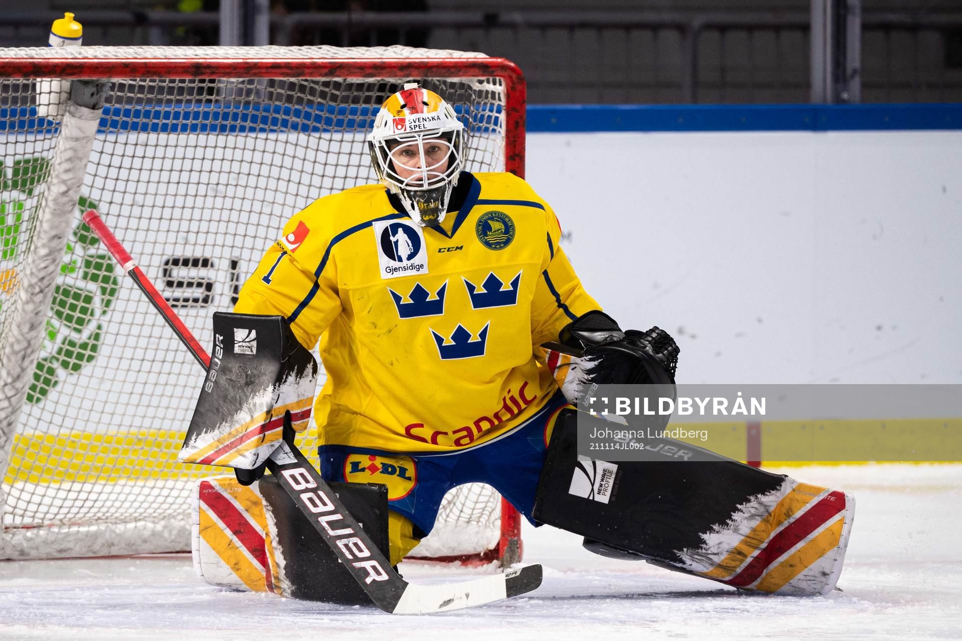 Goalkeeper Sara Grahn of Sweden